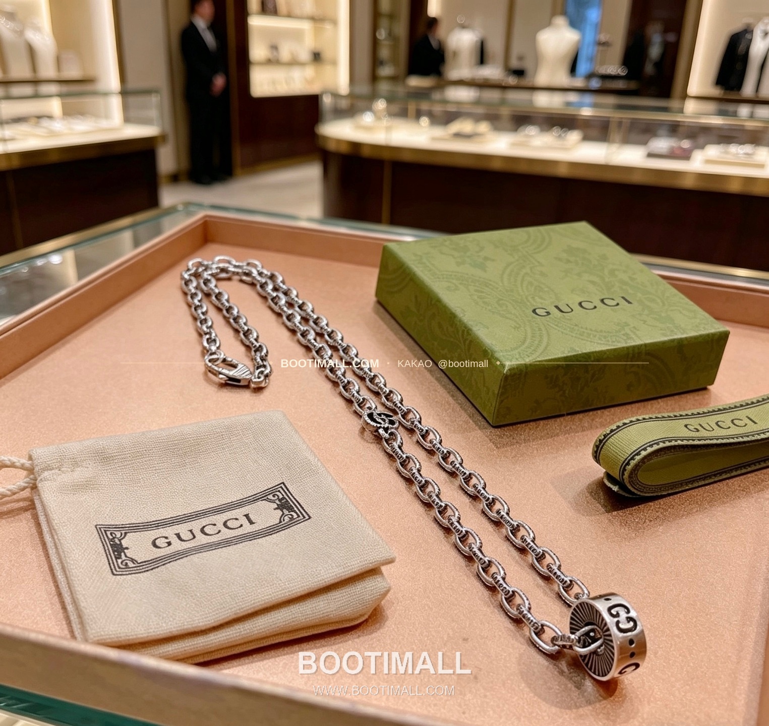 구찌 2026 앵거 포레스트 더블 G 롤링 체인 네크리스 Gucci 2026 Anger Forest Double G Rolling Chain Necklace 8