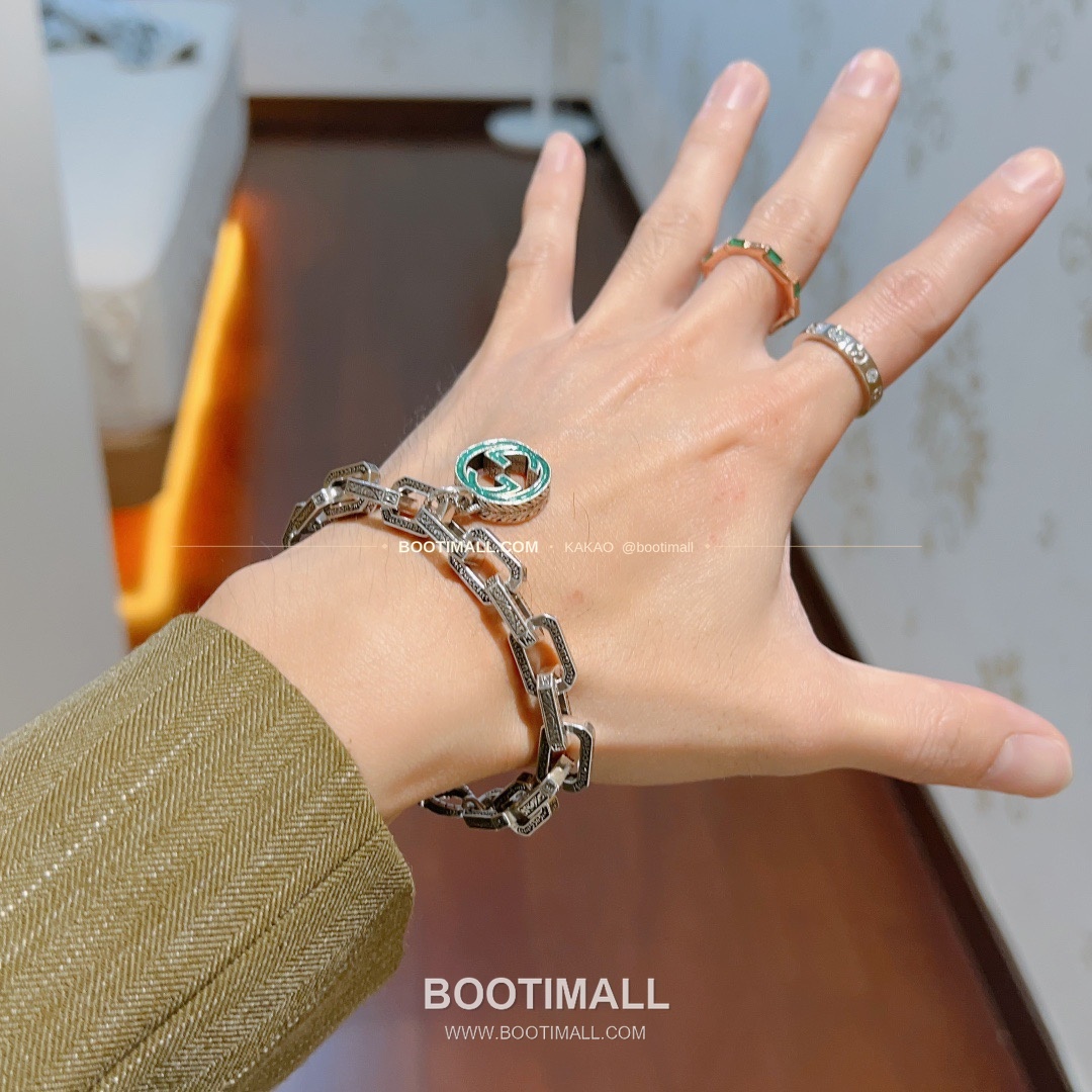 구찌 2026 더블 G 로고 체인 브레이슬릿 Gucci 2026 Double G Logo Chain Bracelet 3