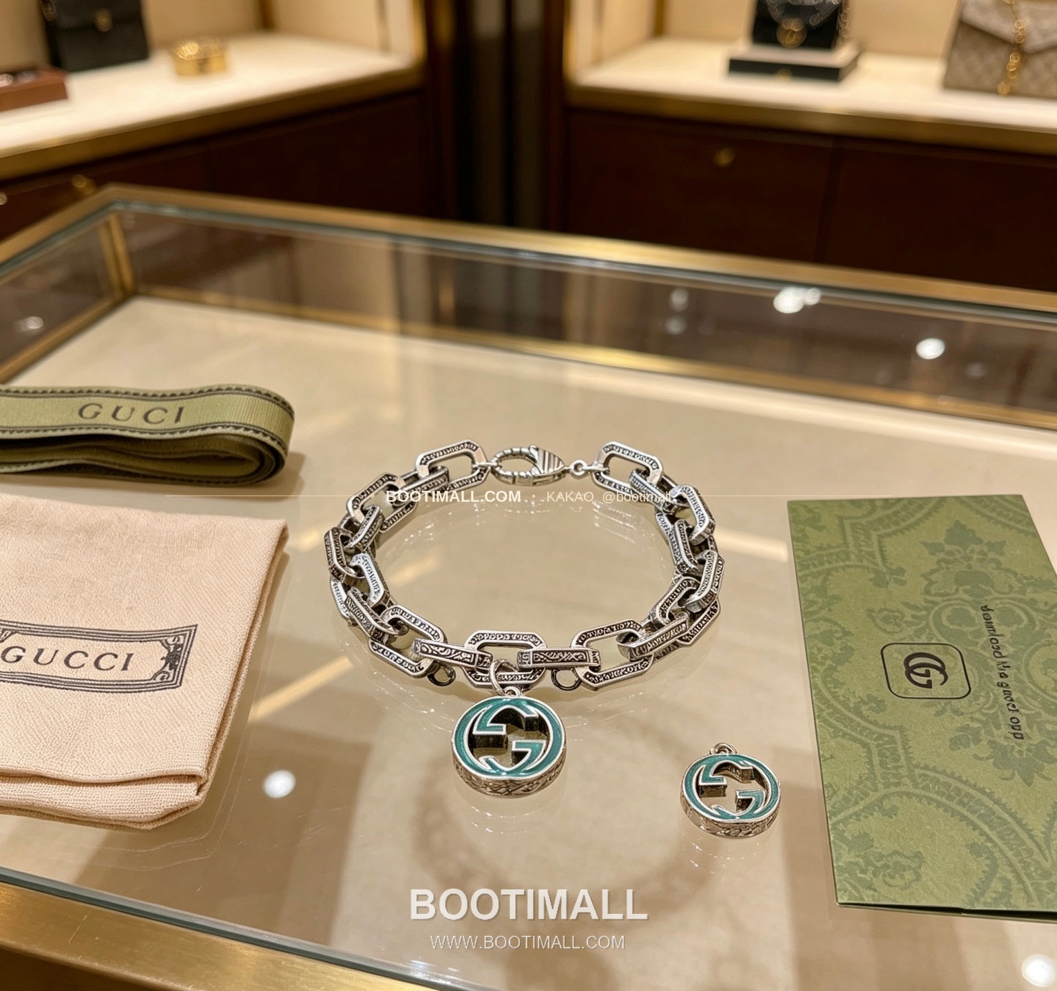 구찌 2026 더블 G 로고 체인 브레이슬릿 Gucci 2026 Double G Logo Chain Bracelet 7