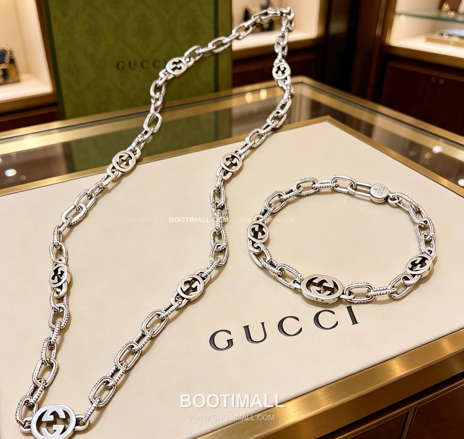 구찌 2026 더블 G 로고 체인 브레이슬릿 Gucci 2026 Double G Logo Chain Bracelet 2