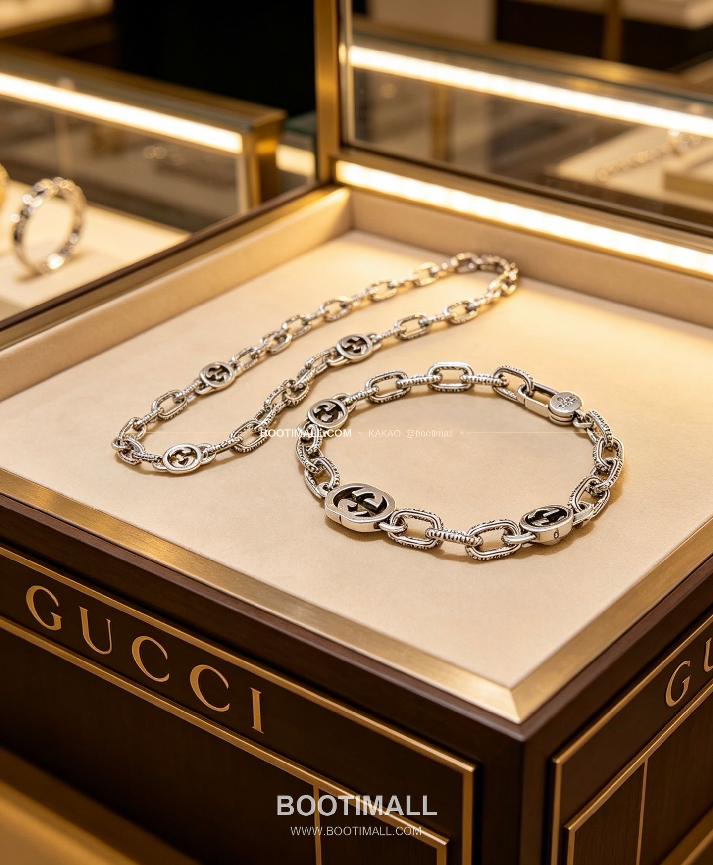 구찌 2026 더블 G 로고 체인 브레이슬릿 Gucci 2026 Double G Logo Chain Bracelet 5