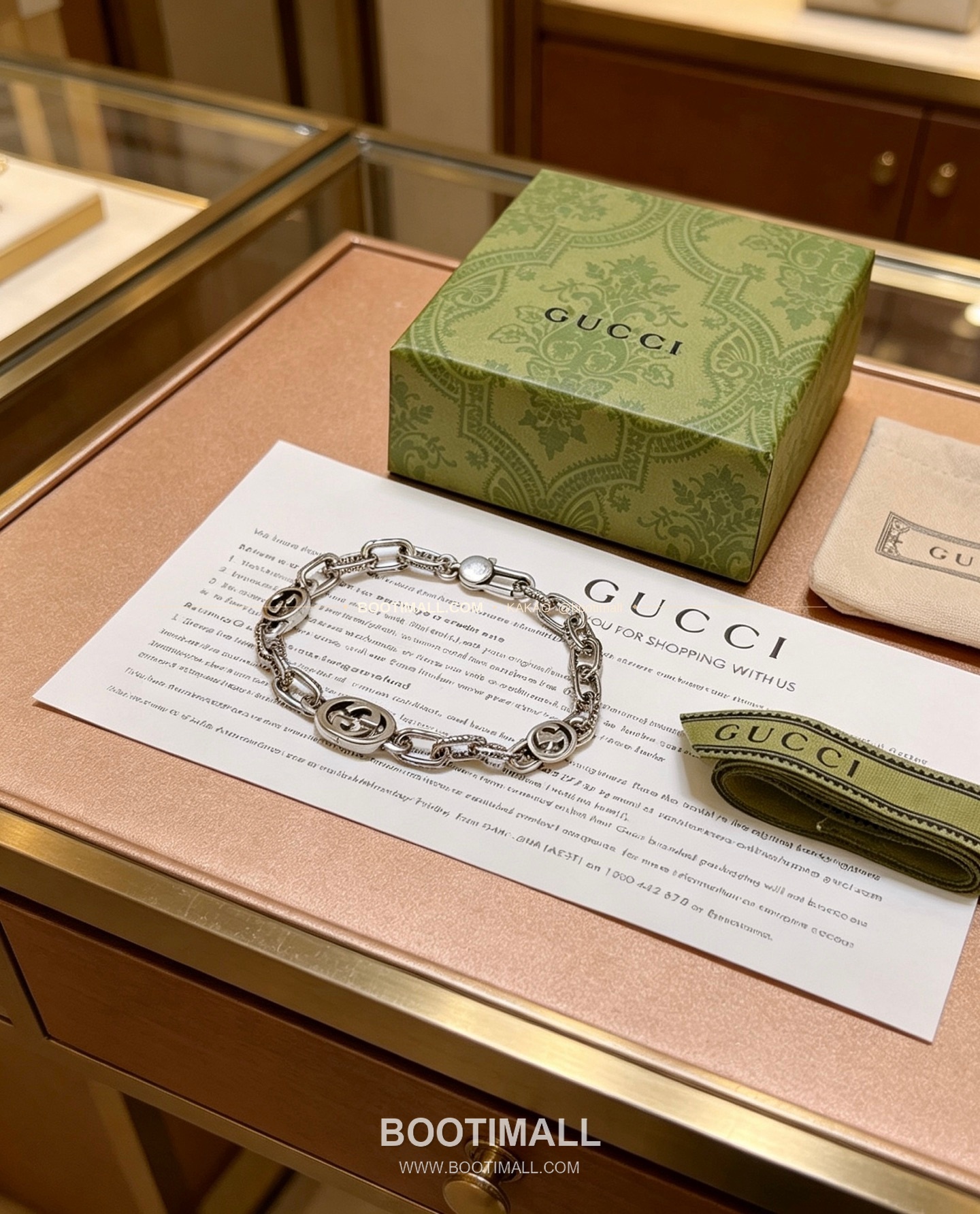 구찌 2026 더블 G 로고 체인 브레이슬릿 Gucci 2026 Double G Logo Chain Bracelet 6