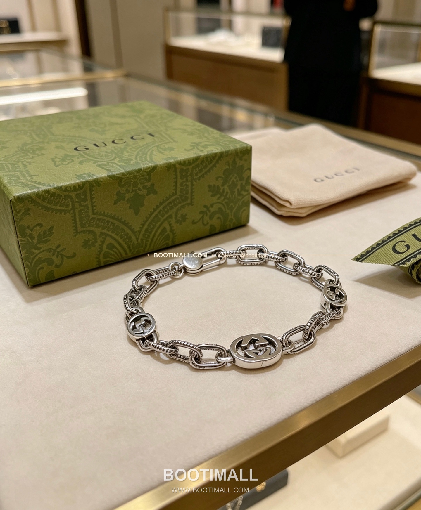 구찌 2026 더블 G 로고 체인 브레이슬릿 Gucci 2026 Double G Logo Chain Bracelet 8