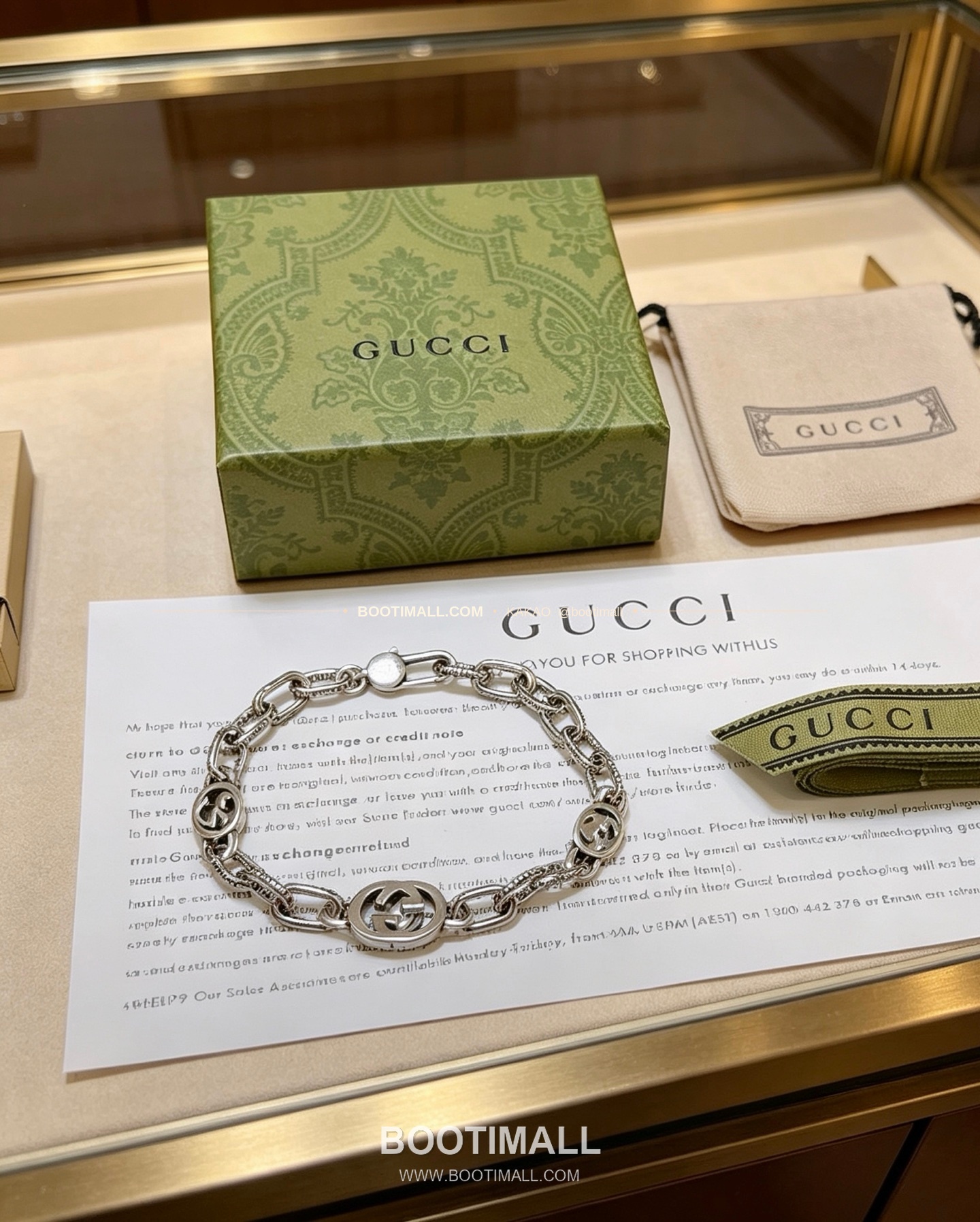 구찌 2026 더블 G 로고 체인 브레이슬릿 Gucci 2026 Double G Logo Chain Bracelet 9