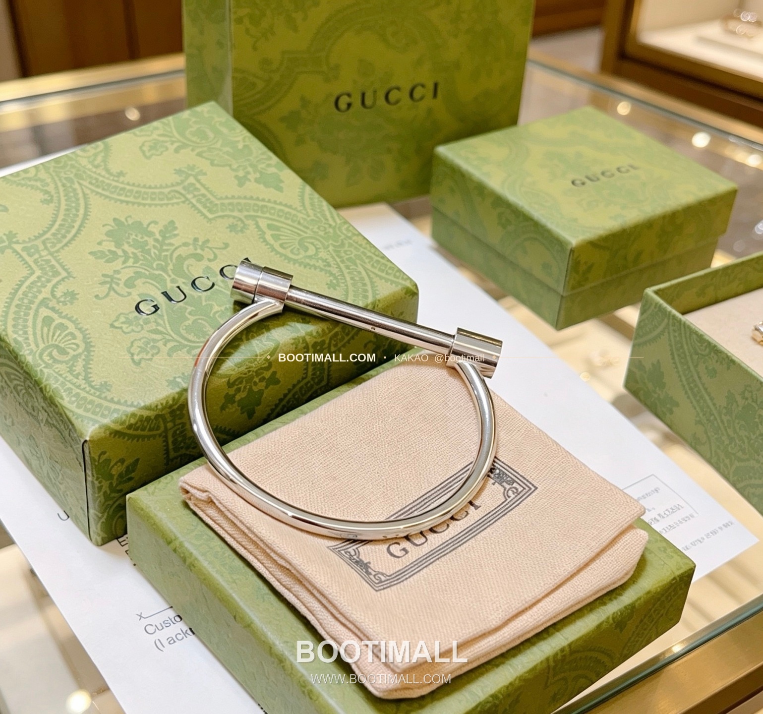 구찌 앵거 포레스트 더블 G 빈티지 실버 브레이슬릿 Gucci Anger Forest Double G Vintage Silver Bracelet 2