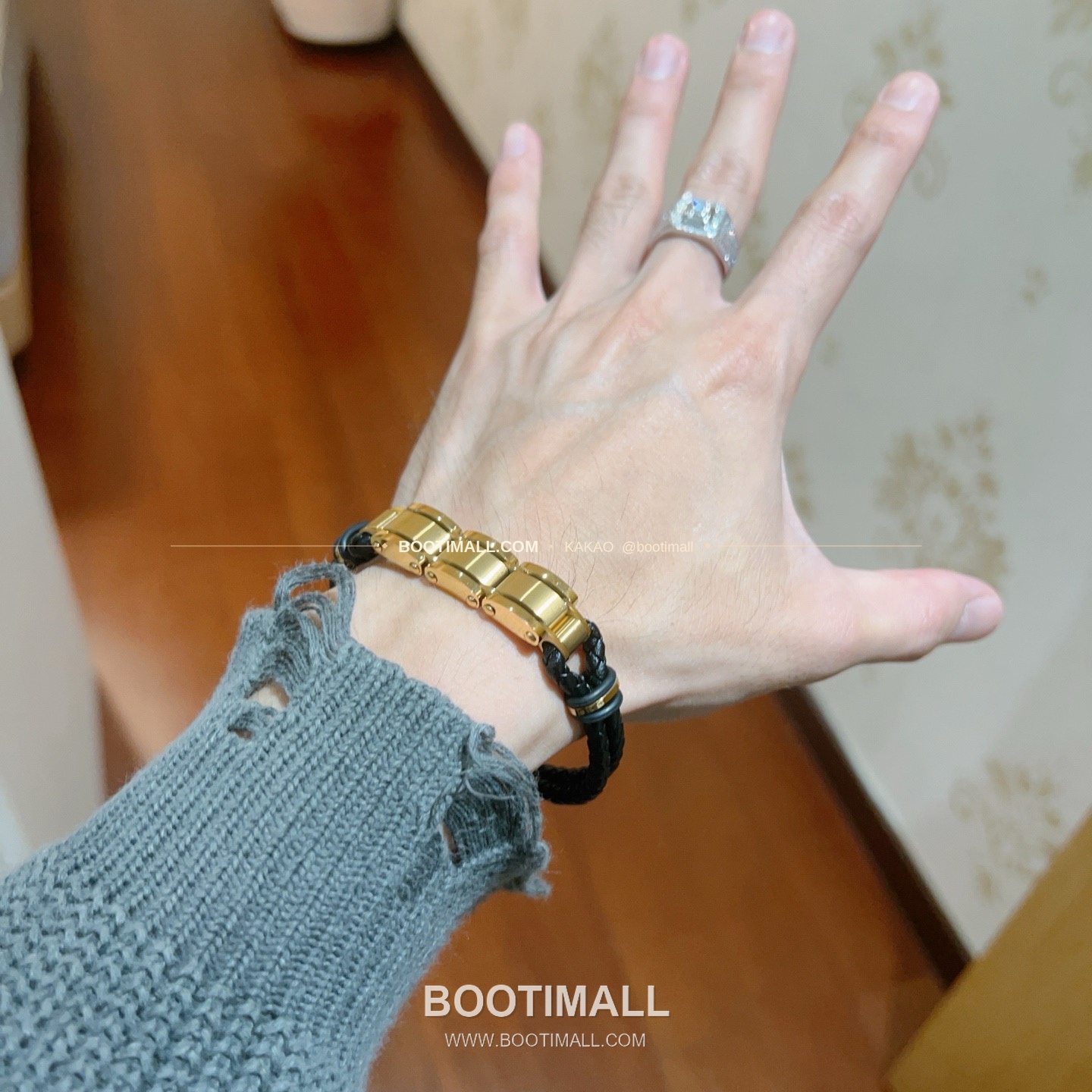 에르메스 앵거 포레스트 18K 골드 가죽 스트랩 브레이슬릿 Hermes Anger Forest 18K Gold Leather Strap Bracelet 3