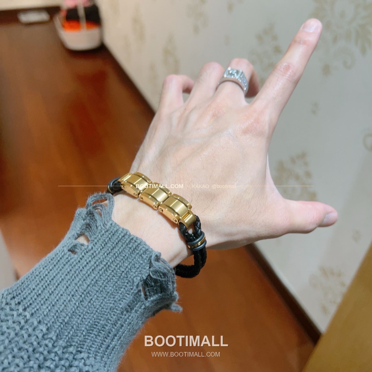 에르메스 앵거 포레스트 18K 골드 가죽 스트랩 브레이슬릿 Hermes Anger Forest 18K Gold Leather Strap Bracelet 7