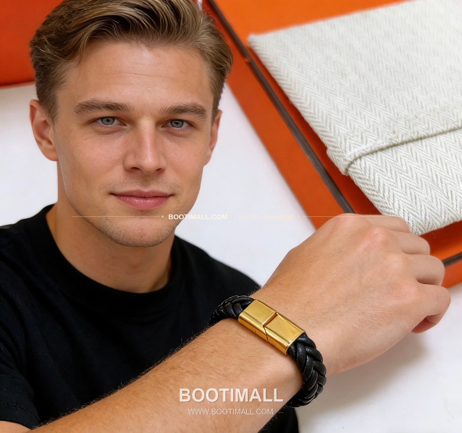 에르메스 앵거 포레스트 18K 골드 가죽 스트랩 브레이슬릿 Hermes Anger Forest 18K Gold Leather Strap Bracelet 9