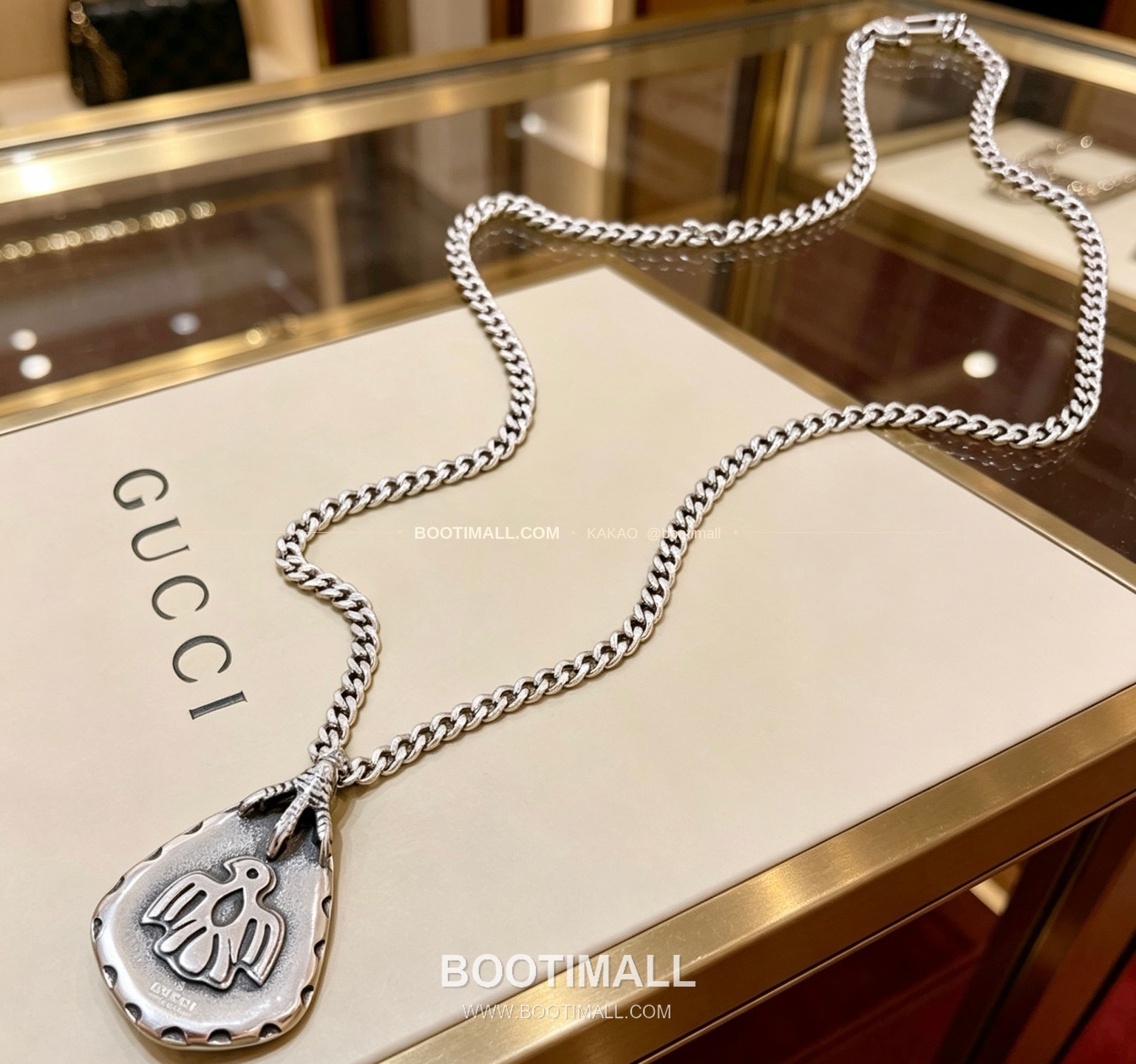 구찌 앵거 포레스트 더블 G 빈티지 실버 체인 네크리스 Gucci Anger Forest Double G Vintage Silver Chain Necklace 1