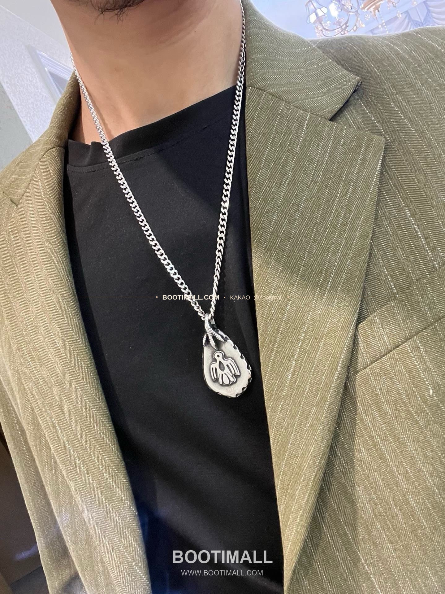 구찌 앵거 포레스트 더블 G 빈티지 실버 체인 네크리스 Gucci Anger Forest Double G Vintage Silver Chain Necklace 3