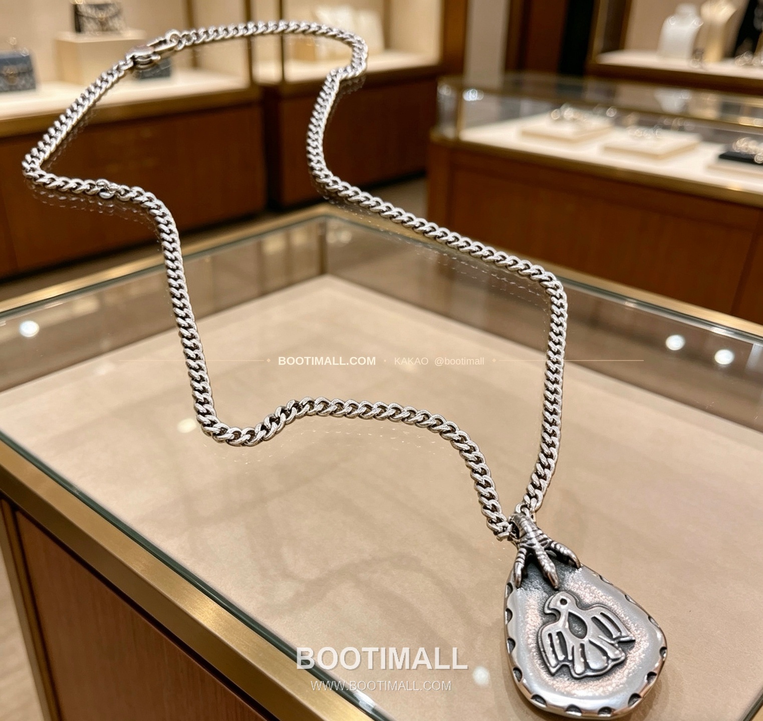 구찌 앵거 포레스트 더블 G 빈티지 실버 체인 네크리스 Gucci Anger Forest Double G Vintage Silver Chain Necklace 4