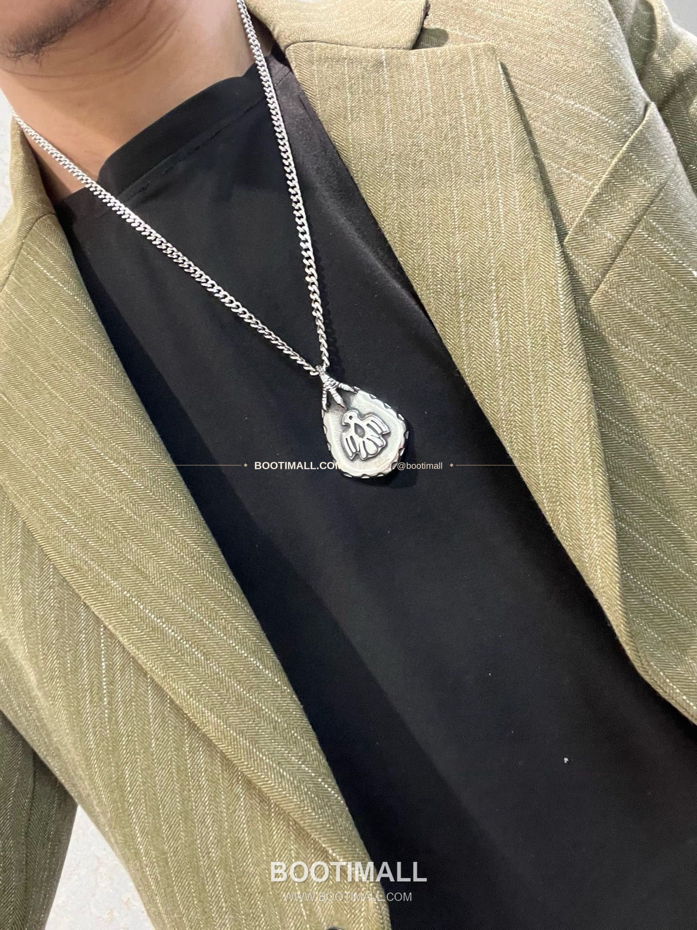 구찌 앵거 포레스트 더블 G 빈티지 실버 체인 네크리스 Gucci Anger Forest Double G Vintage Silver Chain Necklace 9