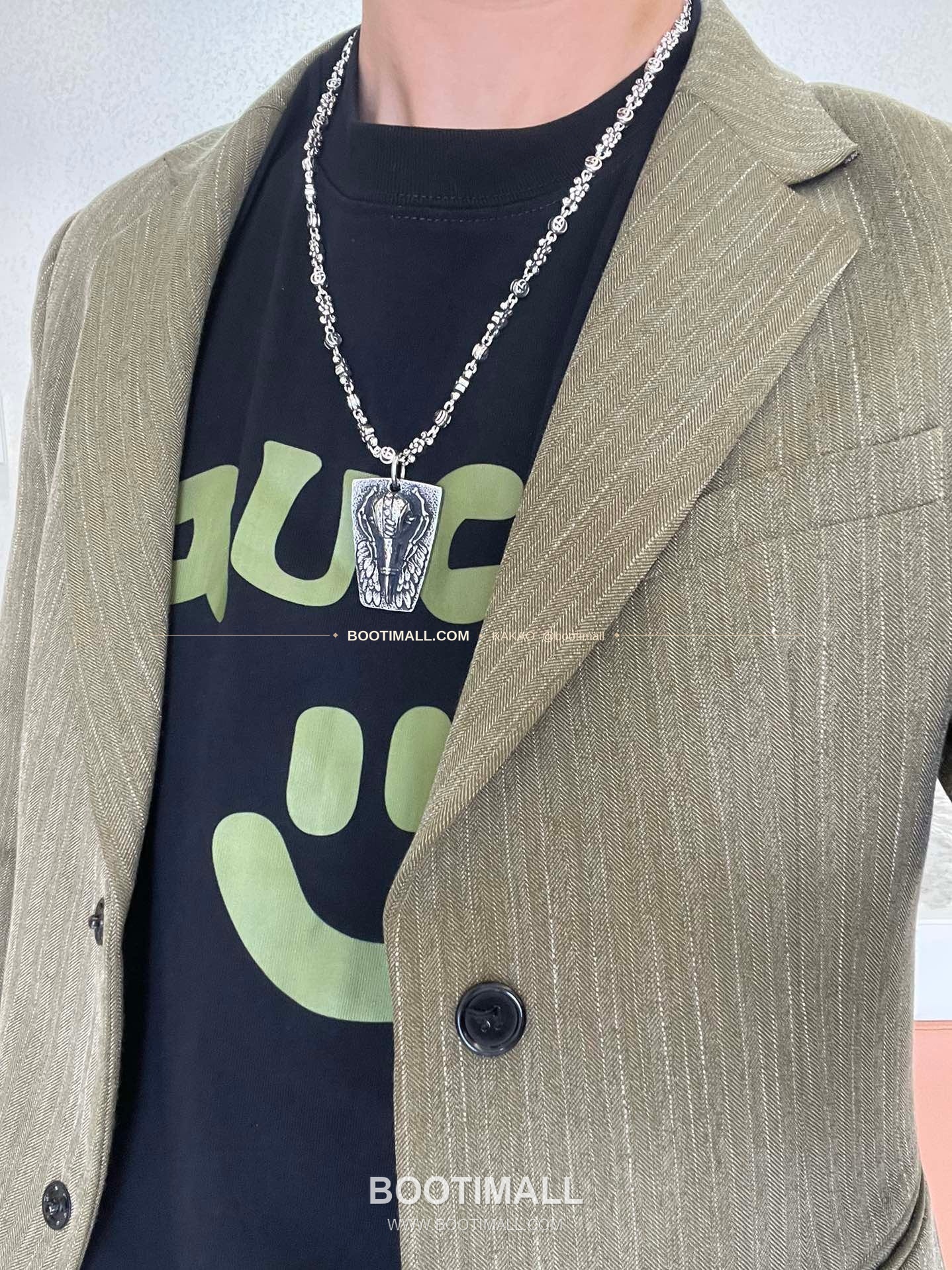 구찌 앵거 포레스트 더블 G 빈티지 체인 네크리스 Gucci Anger Forest Double G Vintage Chain Necklace 3