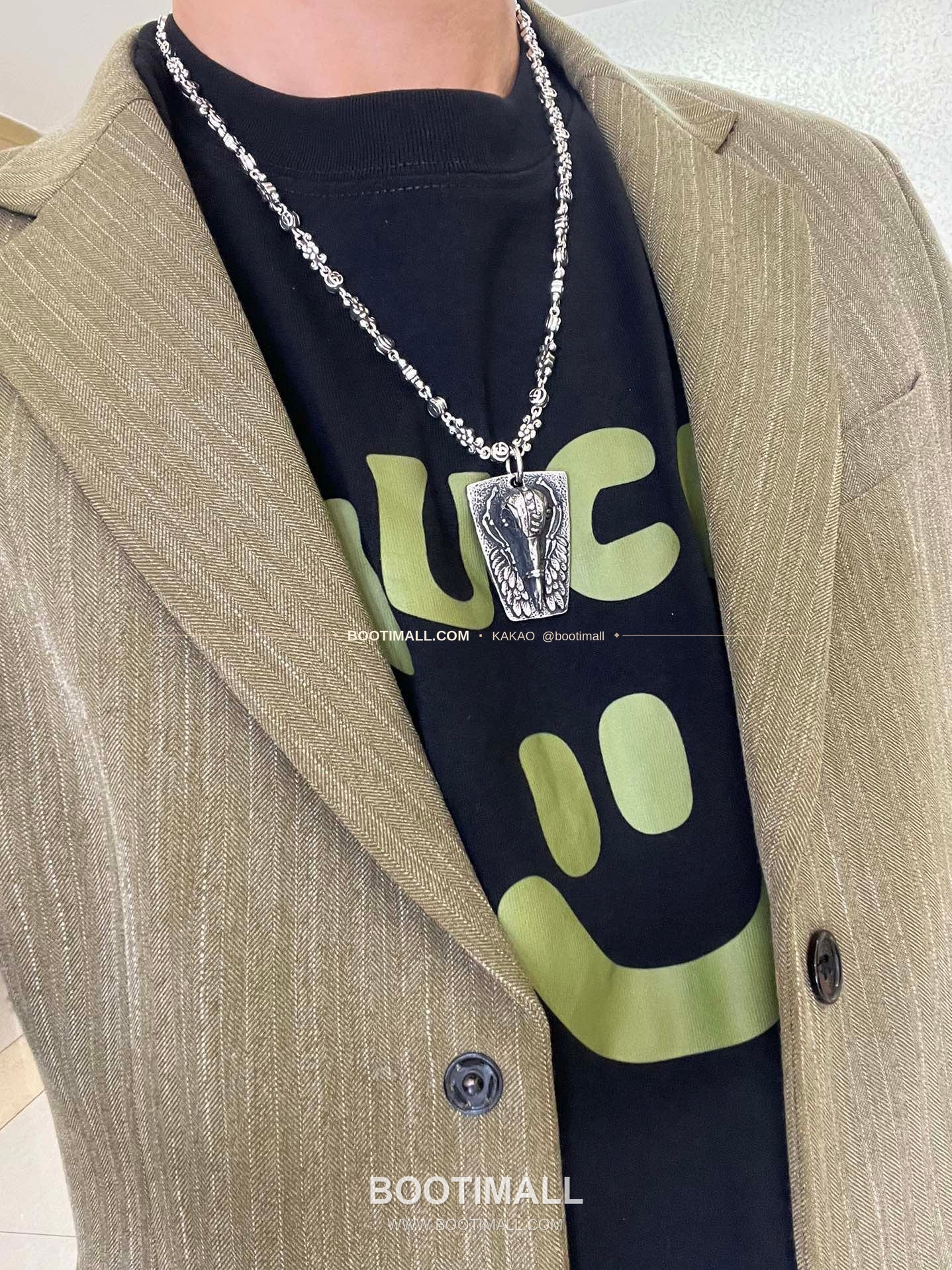 구찌 앵거 포레스트 더블 G 빈티지 체인 네크리스 Gucci Anger Forest Double G Vintage Chain Necklace 4