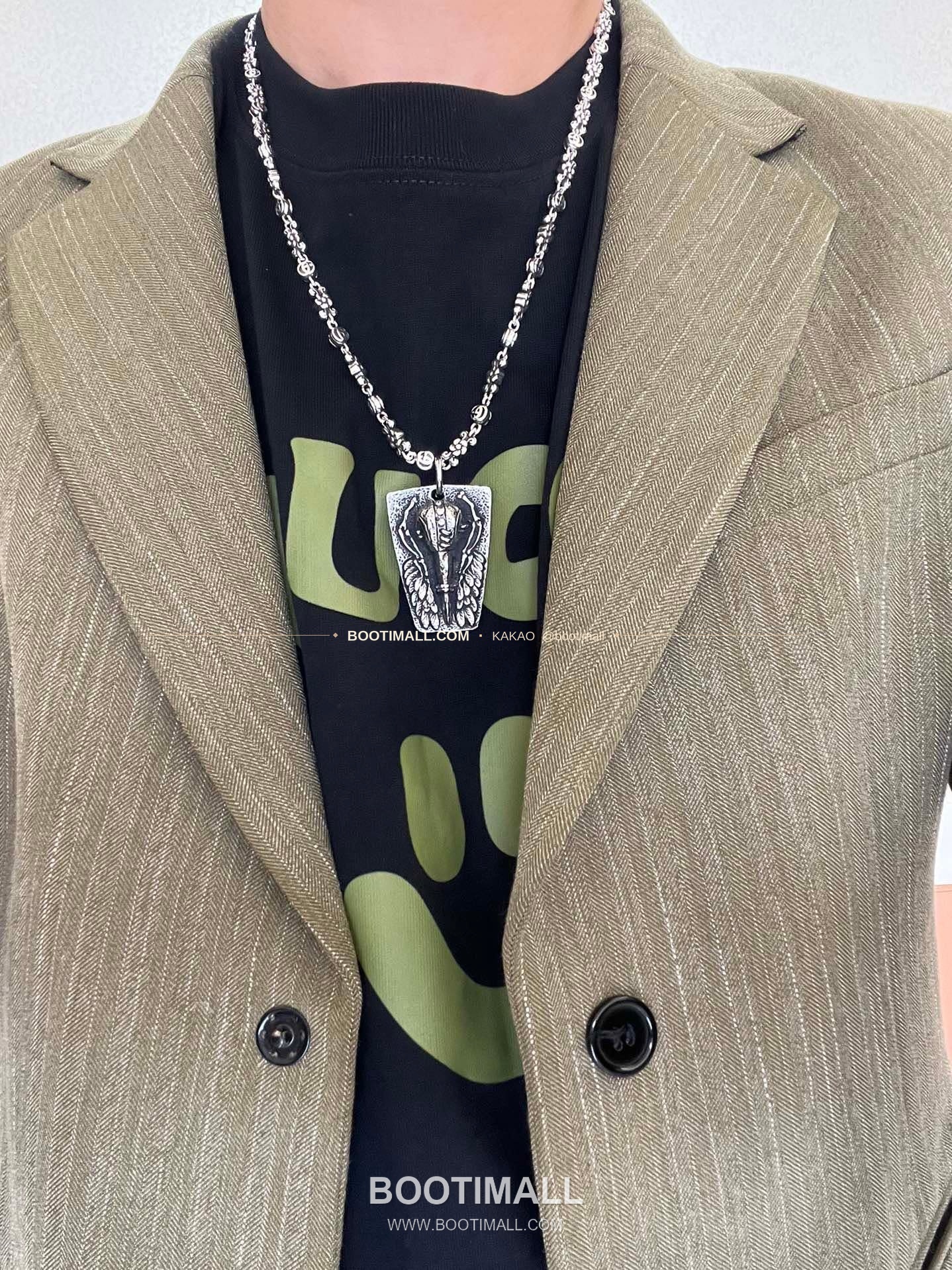 구찌 앵거 포레스트 더블 G 빈티지 체인 네크리스 Gucci Anger Forest Double G Vintage Chain Necklace 7