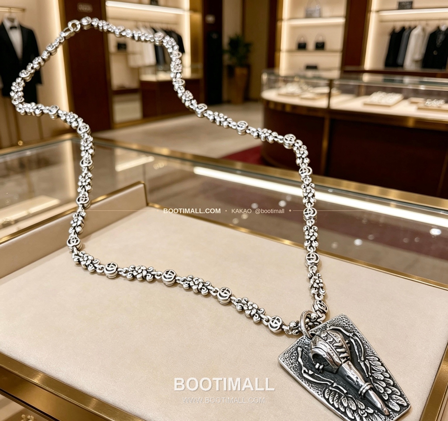 구찌 앵거 포레스트 더블 G 빈티지 체인 네크리스 Gucci Anger Forest Double G Vintage Chain Necklace 9