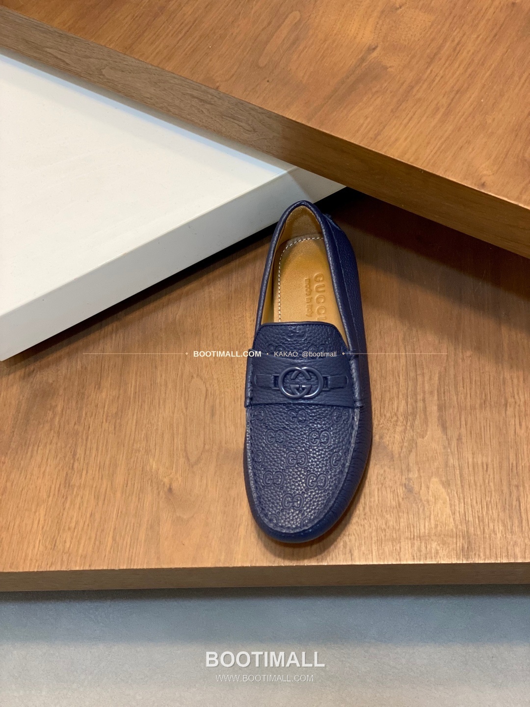 구찌 스웨이드 호스빗 드라이빙 슬립온 로퍼 네이비 Gucci Suede Horsebit Driving Slip-On Loafers 6