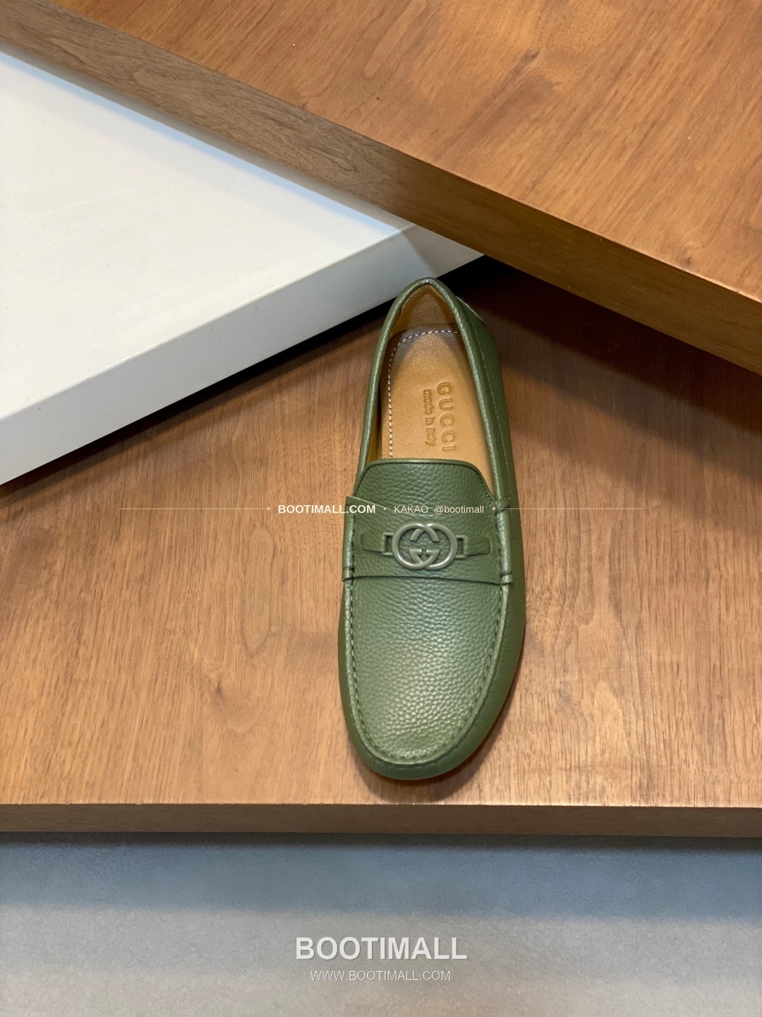 구찌 키프스킨 호스빗 드라이빙 슬립온 로퍼 그린Gucci Suede Horsebit Driving Slip-On Loafers 6