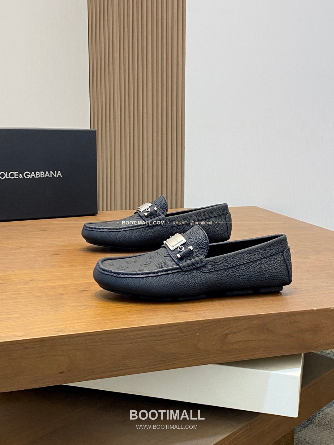 돌체앤가바나 송아지가죽 로고 드라이빙 슬립온 로퍼 Dolce & Gabbana Calfskin Logo Driving Slip-On Loafers 3