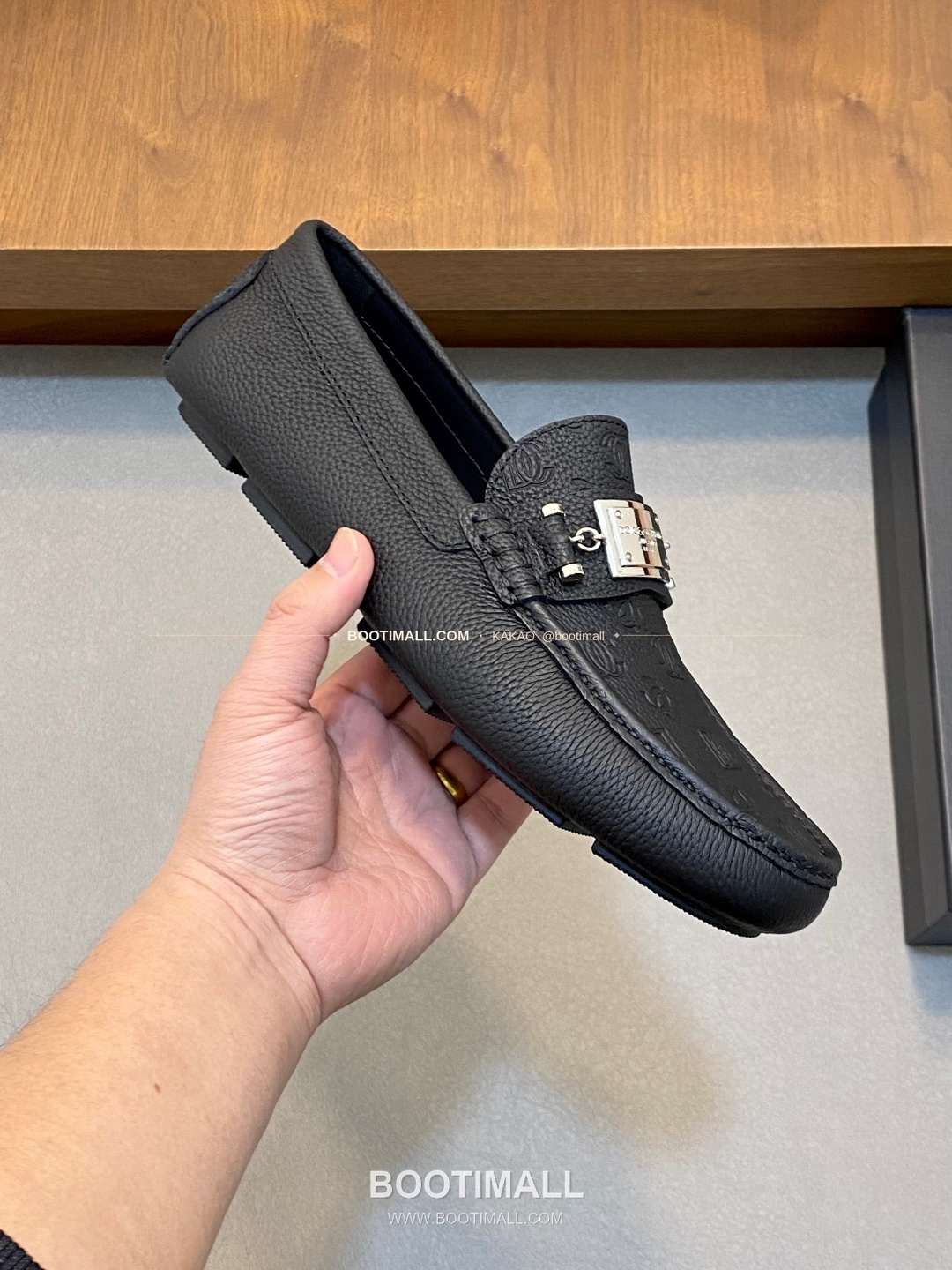 돌체앤가바나 송아지가죽 로고 드라이빙 슬립온 로퍼 Dolce & Gabbana Calfskin Logo Driving Slip-On Loafers 4