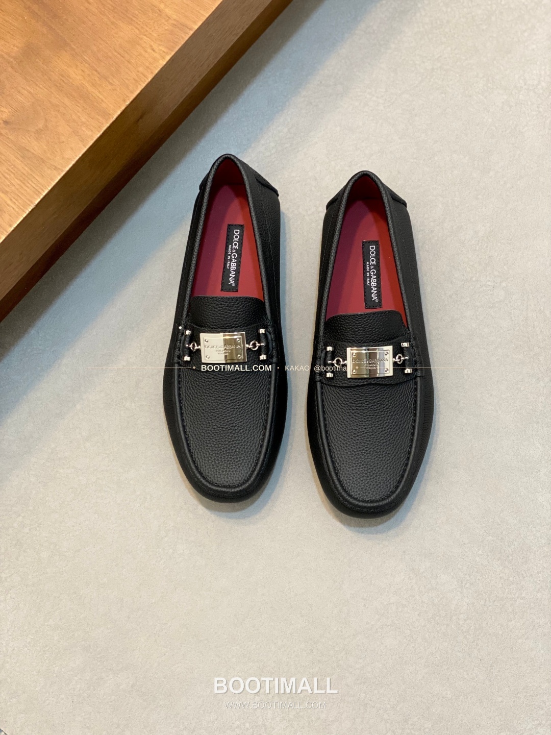 돌체앤가바나 송아지가죽 로고 드라이빙 슬립온 로퍼 Dolce & Gabbana Calfskin Logo Driving Slip-On Loafers 1