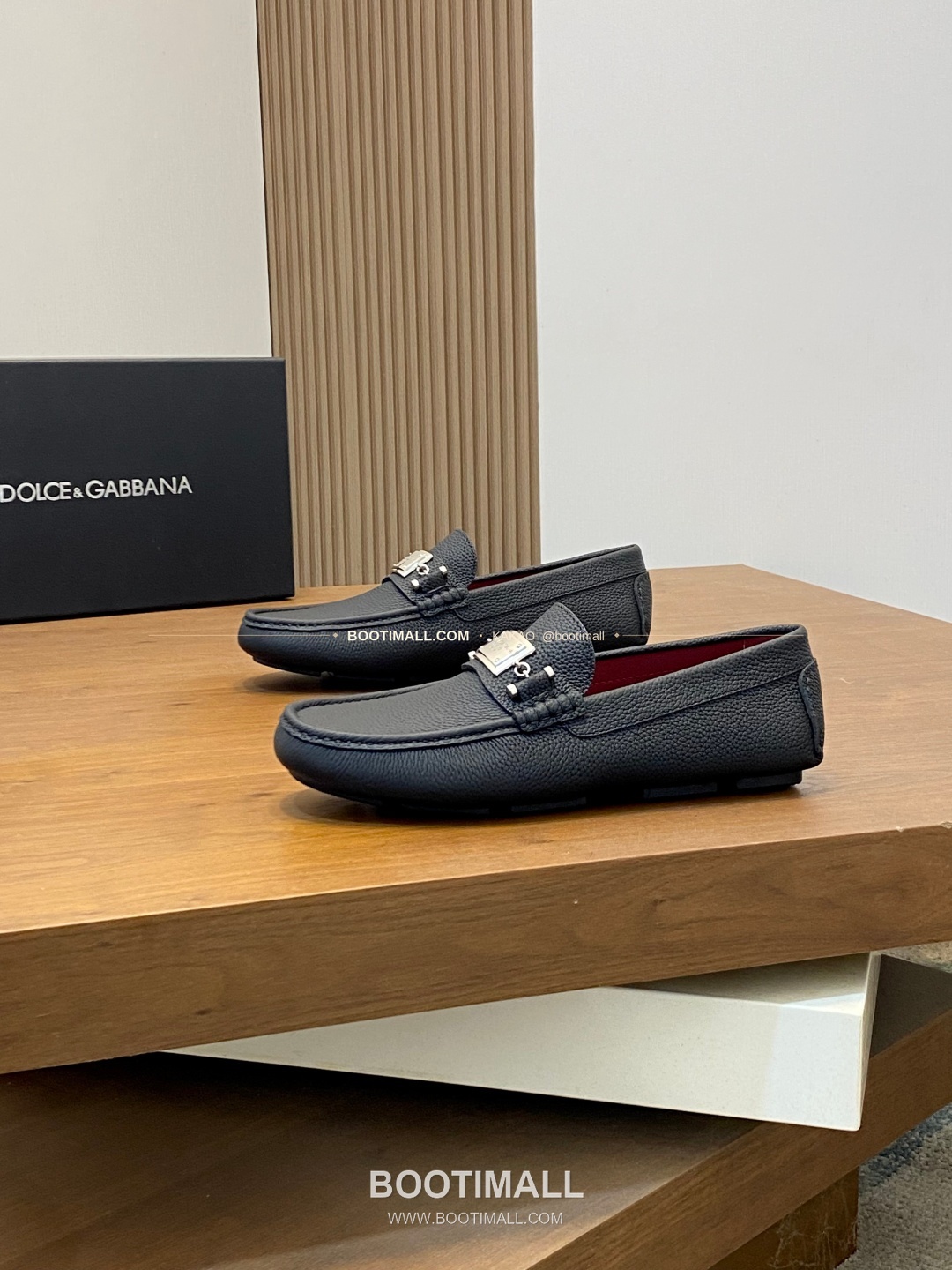 돌체앤가바나 송아지가죽 로고 드라이빙 슬립온 로퍼 Dolce & Gabbana Calfskin Logo Driving Slip-On Loafers 3