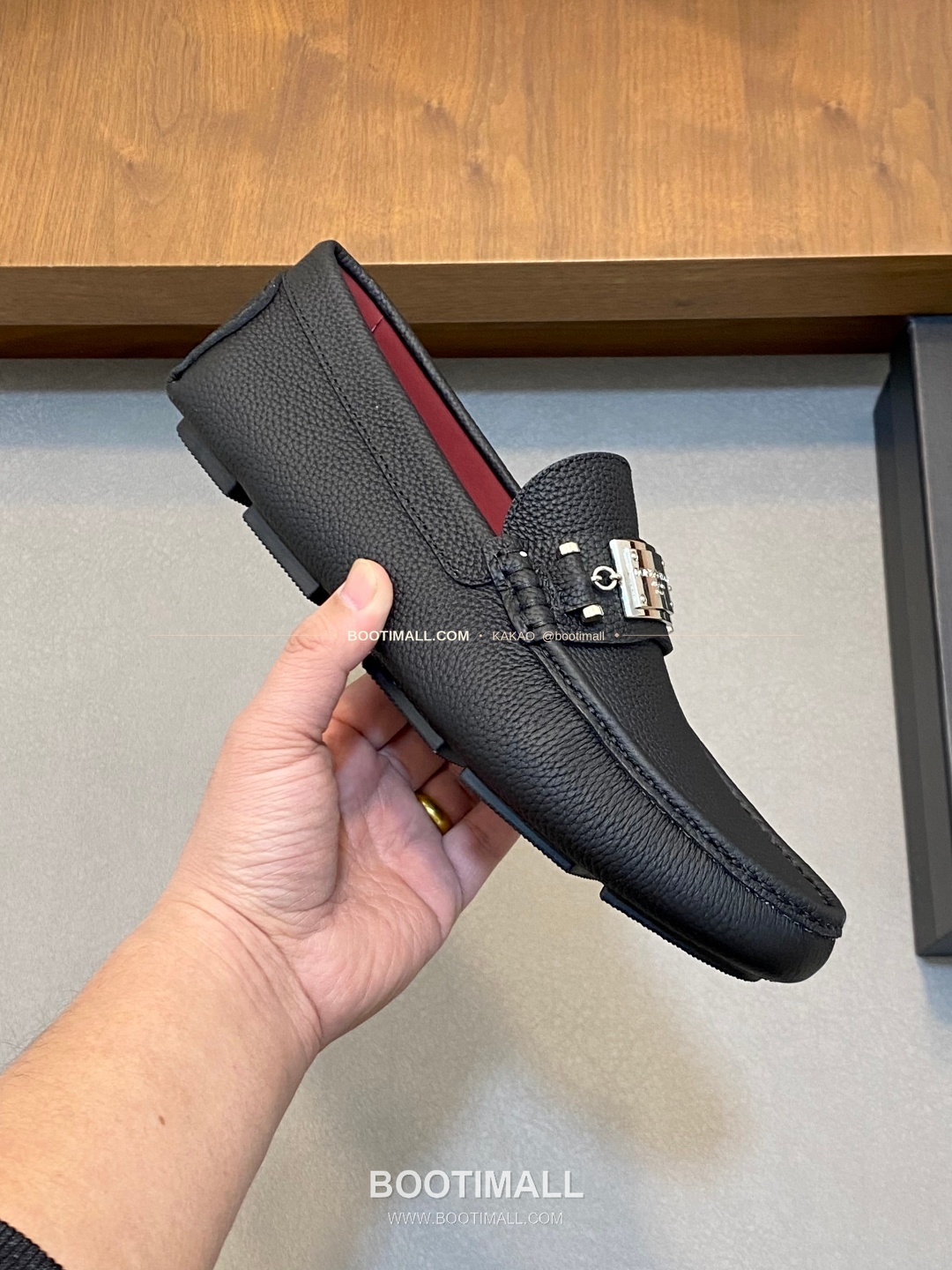 돌체앤가바나 송아지가죽 로고 드라이빙 슬립온 로퍼 Dolce & Gabbana Calfskin Logo Driving Slip-On Loafers 4