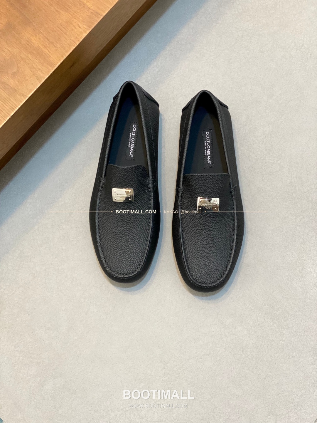 돌체앤가바나 송아지가죽 로고 드라이빙 슬립온 로퍼 Dolce & Gabbana Calfskin Logo Driving Slip-On Loafers 1