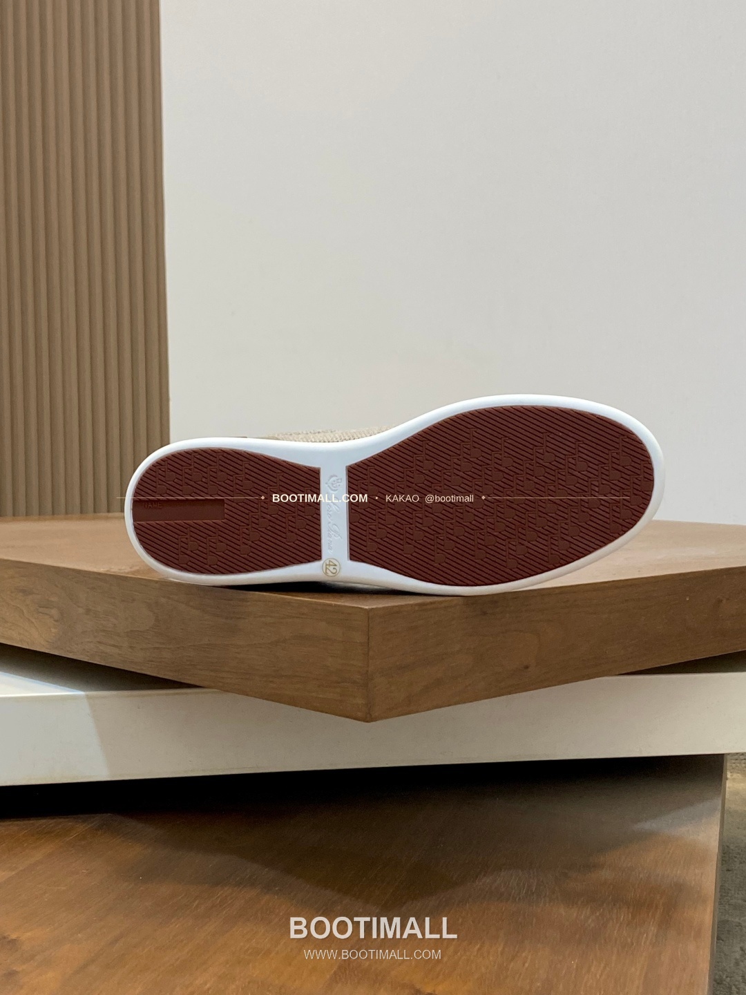 로로피아나 페코라네라 울 레더트림 워크 스니커즈 카키 Loro Piana Pecora Nera Wool Leather Trim Walk Sneakers 9