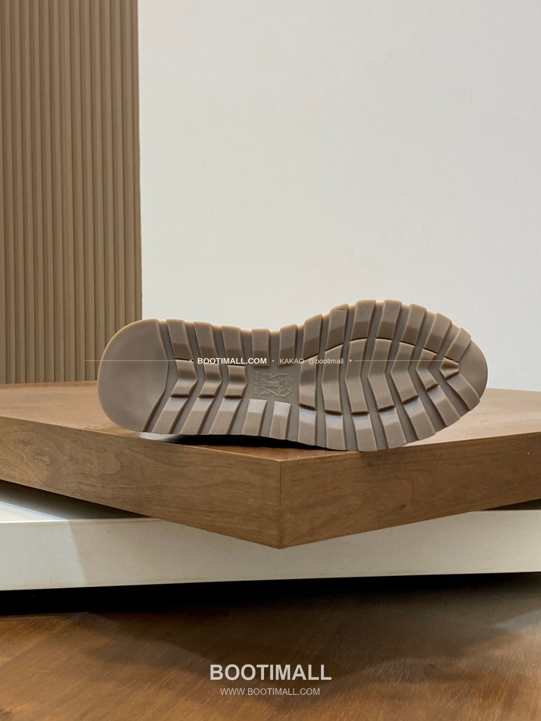 브루넬로쿠치넬리 송아지가죽 스웨이드 레더 믹스 슬립온 스니커즈 그레이 Brunello Cucinelli Calfskin Suede Leather Mix Slip-On Sneakers 9