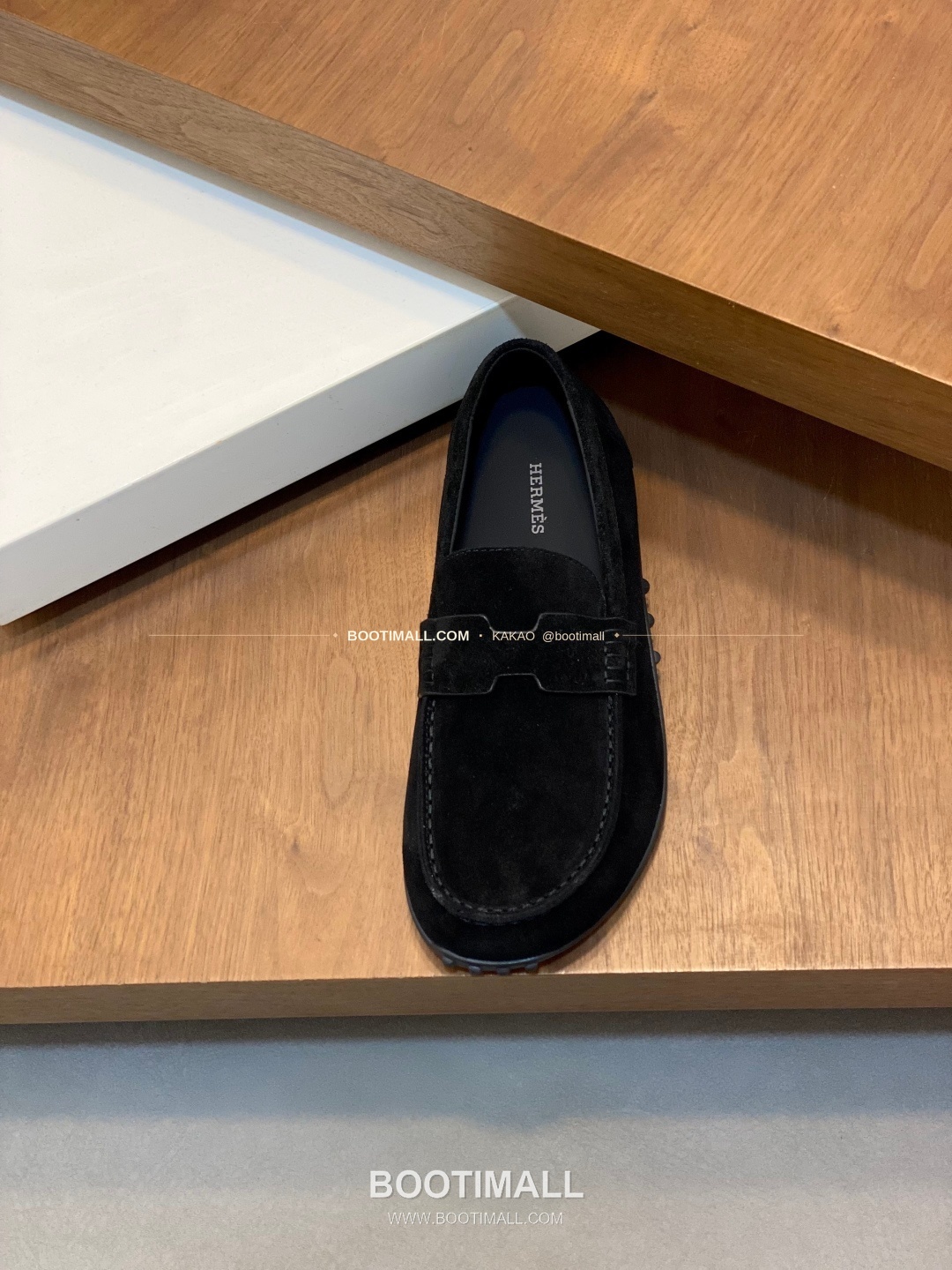 에르메스 송아지가죽 H로고 슬립온 로퍼 블랙 Hermes Calfskin H Logo Slip-On Loafers 6