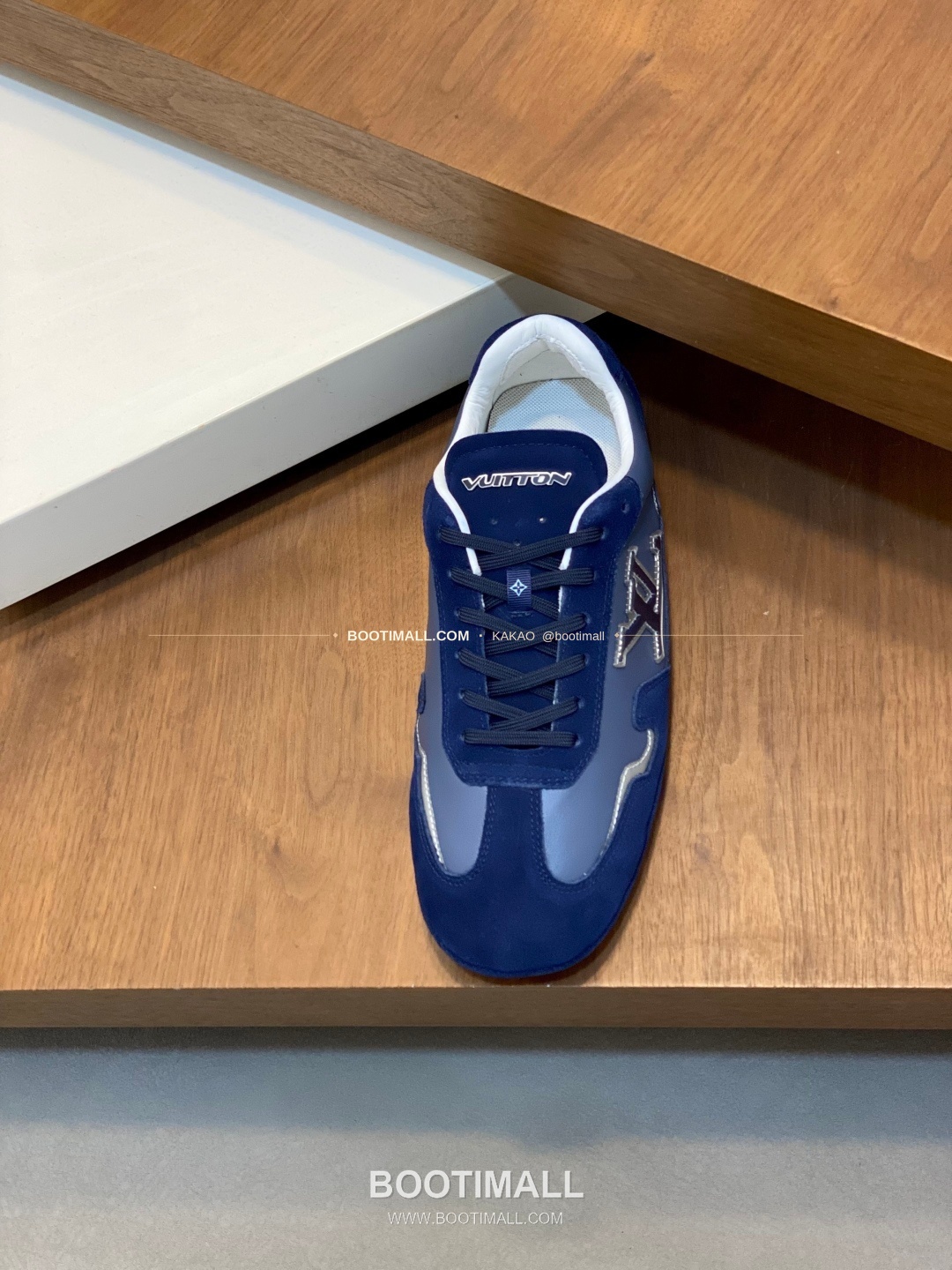 루이비통 플라이니트 모노그램 로고 레이스업 스니커즈 네이비 Louis Vuitton Flyknit Monogram Logo Lace-Up Sneakers 6