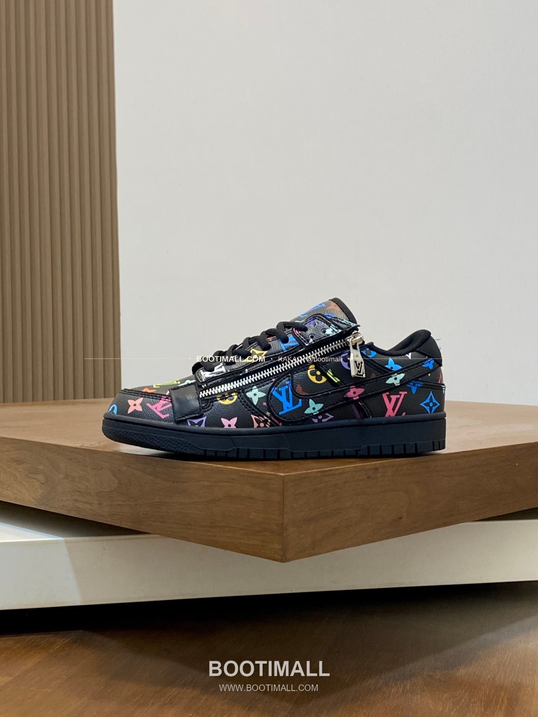 루이비통 에어 그레인 송아지가죽 로고 레이스업 스니커즈 멀티칼라 Louis Vuitton AIR Grained Calfskin Logo Lace-Up Sneakers 2