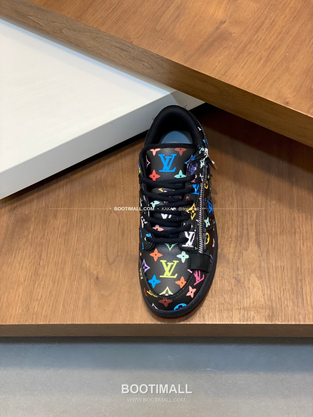 루이비통 에어 그레인 송아지가죽 로고 레이스업 스니커즈 멀티칼라 Louis Vuitton AIR Grained Calfskin Logo Lace-Up Sneakers 6