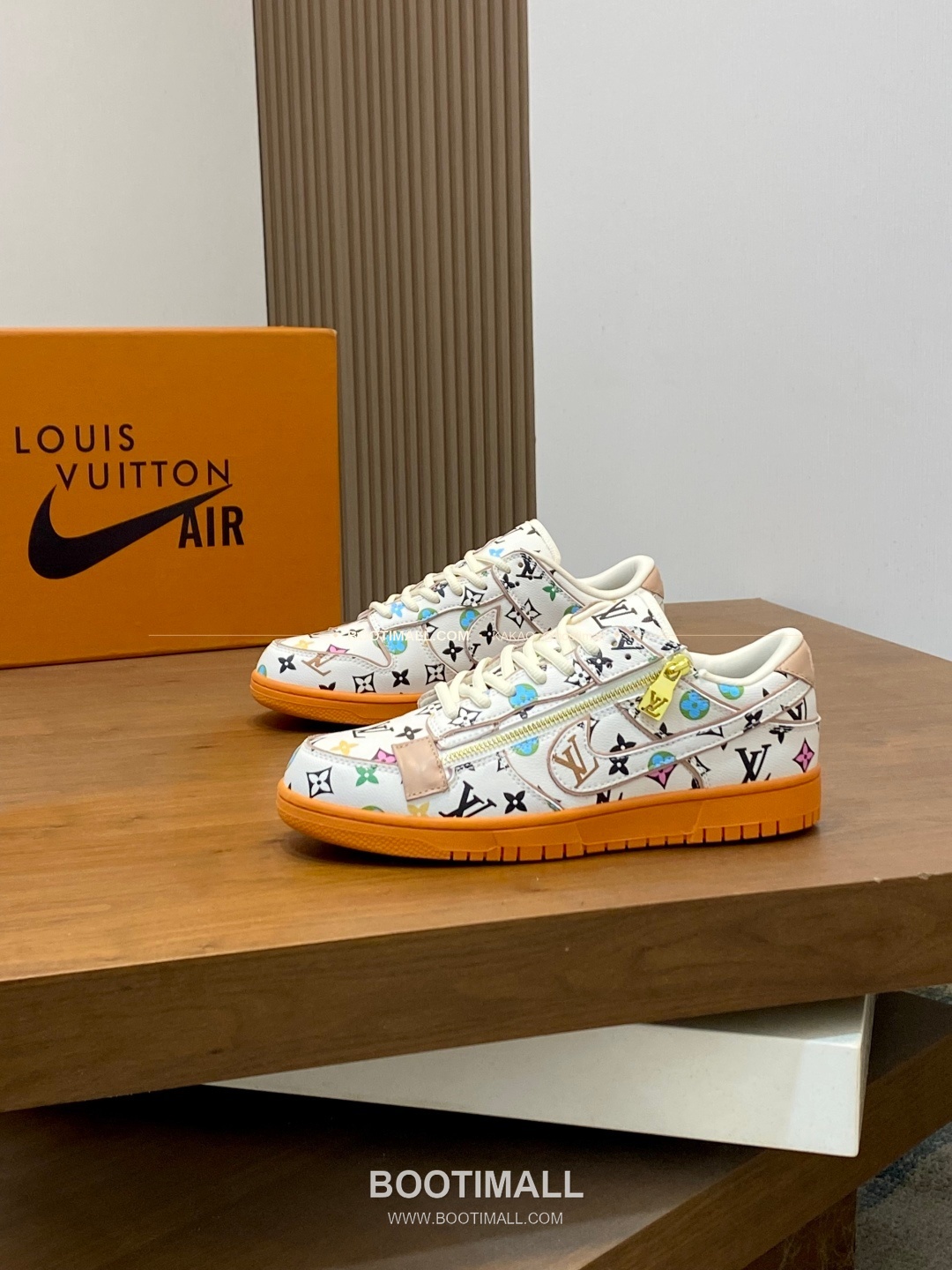 루이비통 에어 그레인 송아지가죽 로고 레이스업 스니커즈 Louis Vuitton AIR Grained Calfskin Logo Lace-Up Sneakers 3