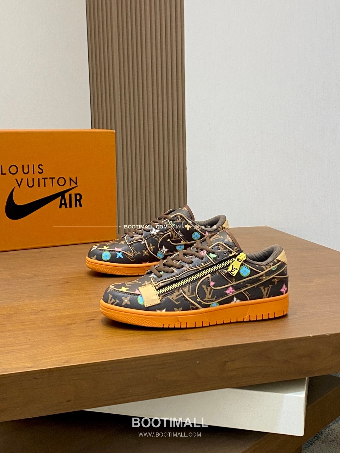 루이비통 에어 그레인 송아지가죽 로고 레이스업 스니커즈 Louis Vuitton AIR Grained Calfskin Logo Lace-Up Sneakers 3