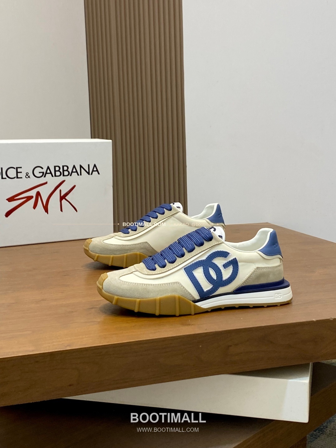 돌체앤가바나 송아지가죽 믹스 로고 레이스업 스니커즈 Dolce & Gabbana Calfskin Mix Logo Lace-Up Sneakers 3