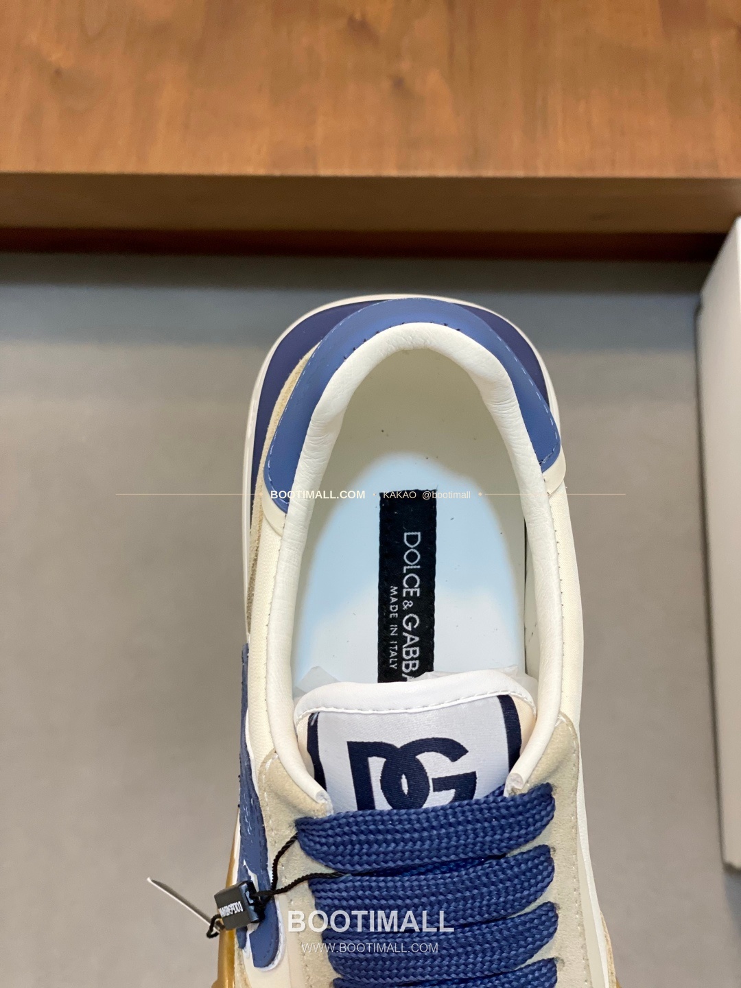 돌체앤가바나 송아지가죽 믹스 로고 레이스업 스니커즈 Dolce & Gabbana Calfskin Mix Logo Lace-Up Sneakers 7