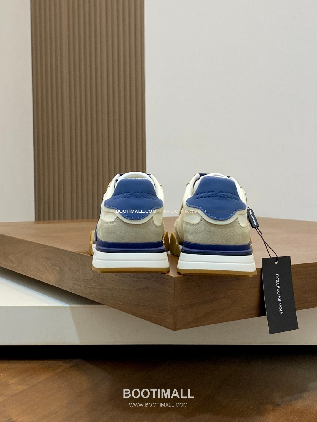 돌체앤가바나 송아지가죽 믹스 로고 레이스업 스니커즈 Dolce & Gabbana Calfskin Mix Logo Lace-Up Sneakers 8