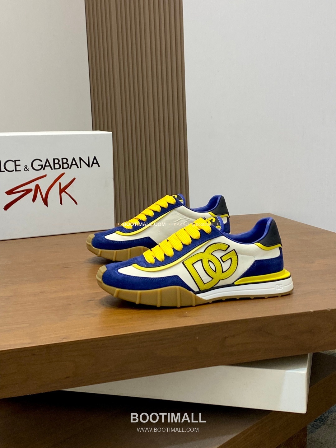 돌체앤가바나 송아지가죽 믹스 로고 레이스업 스니커즈 Dolce & Gabbana Calfskin Mix Logo Lace-Up Sneakers 3