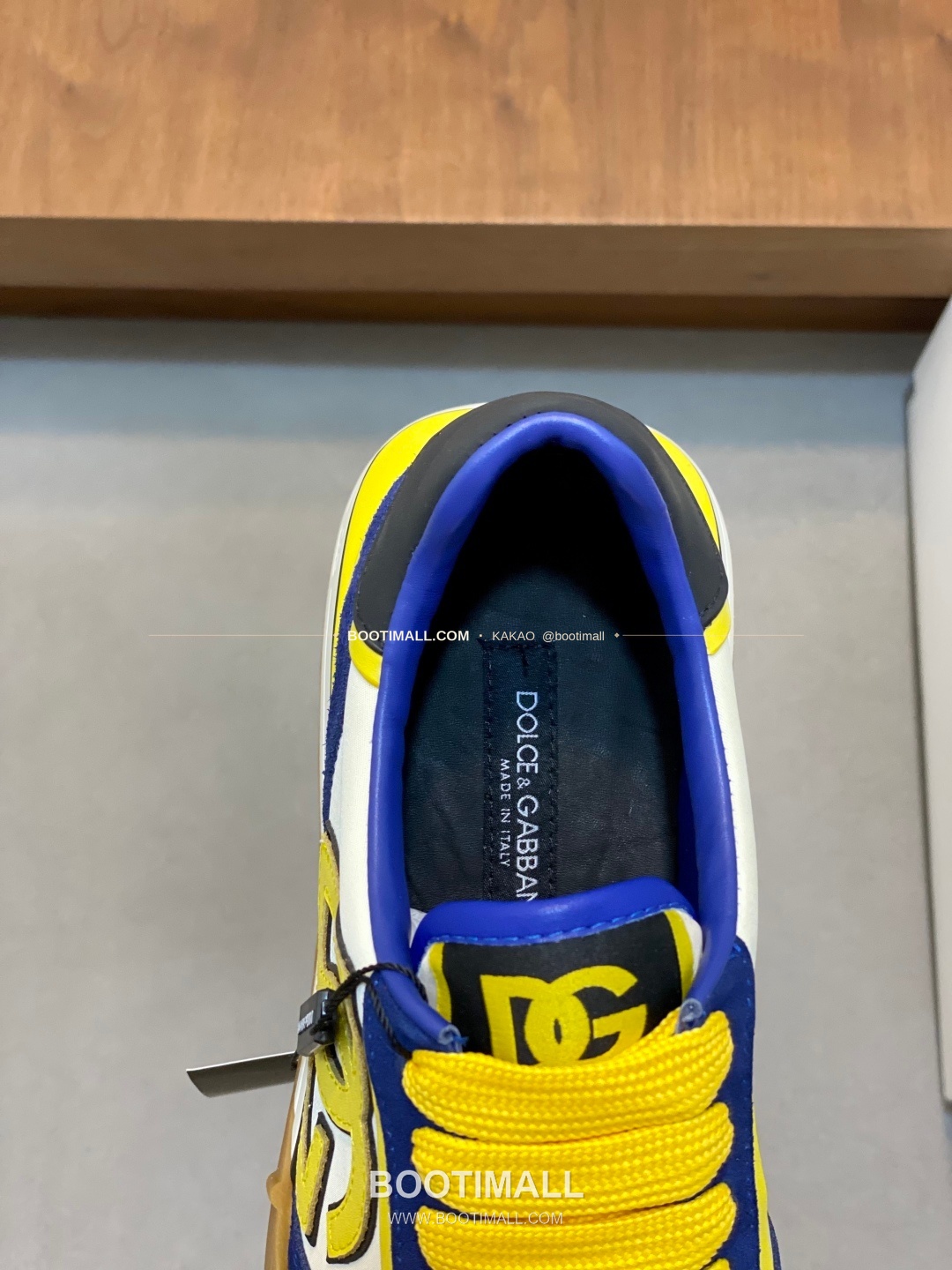 돌체앤가바나 송아지가죽 믹스 로고 레이스업 스니커즈 Dolce & Gabbana Calfskin Mix Logo Lace-Up Sneakers 7