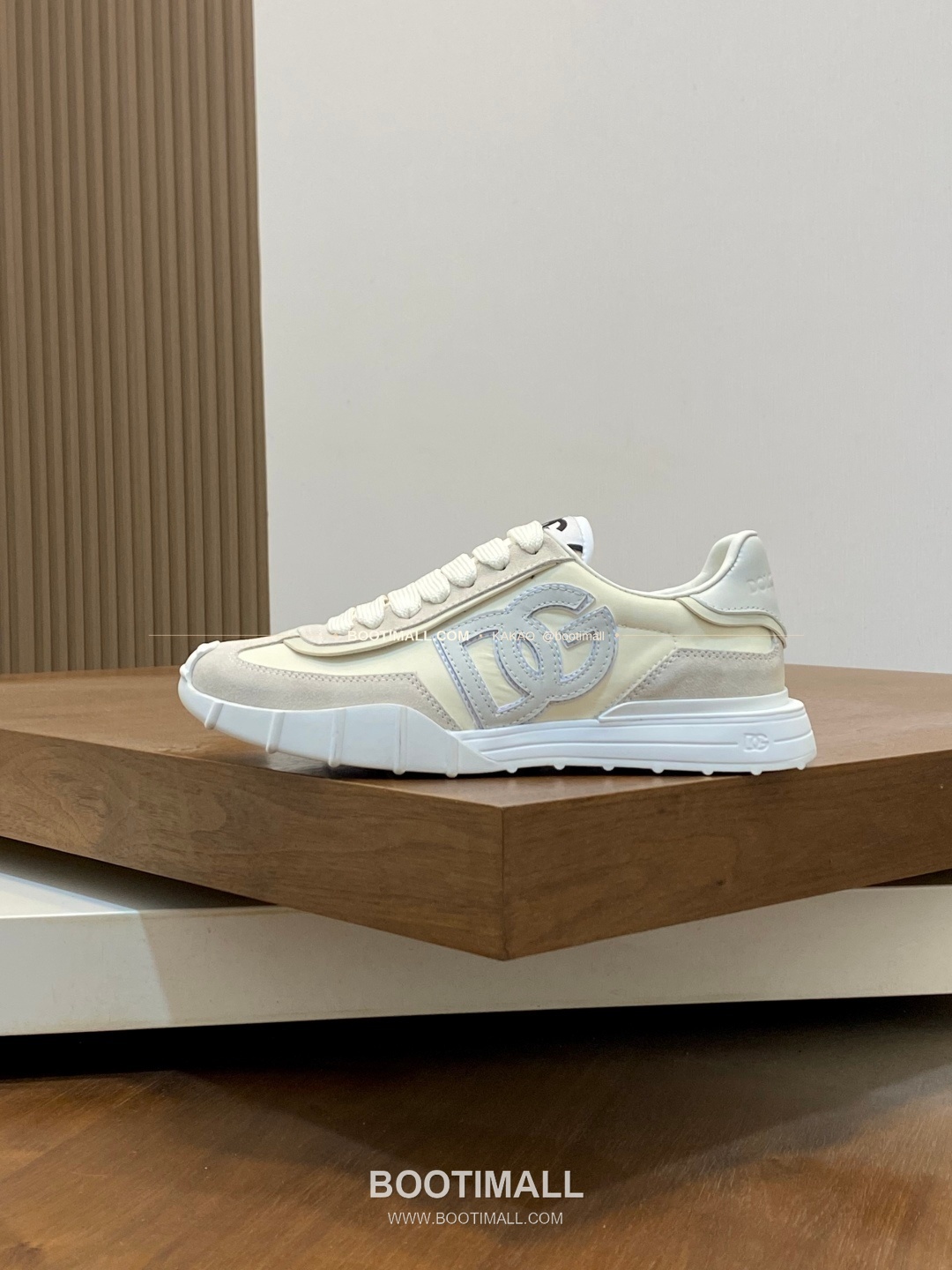 돌체앤가바나 송아지가죽 믹스 로고 레이스업 스니커즈 Dolce & Gabbana Calfskin Mix Logo Lace-Up Sneakers 2