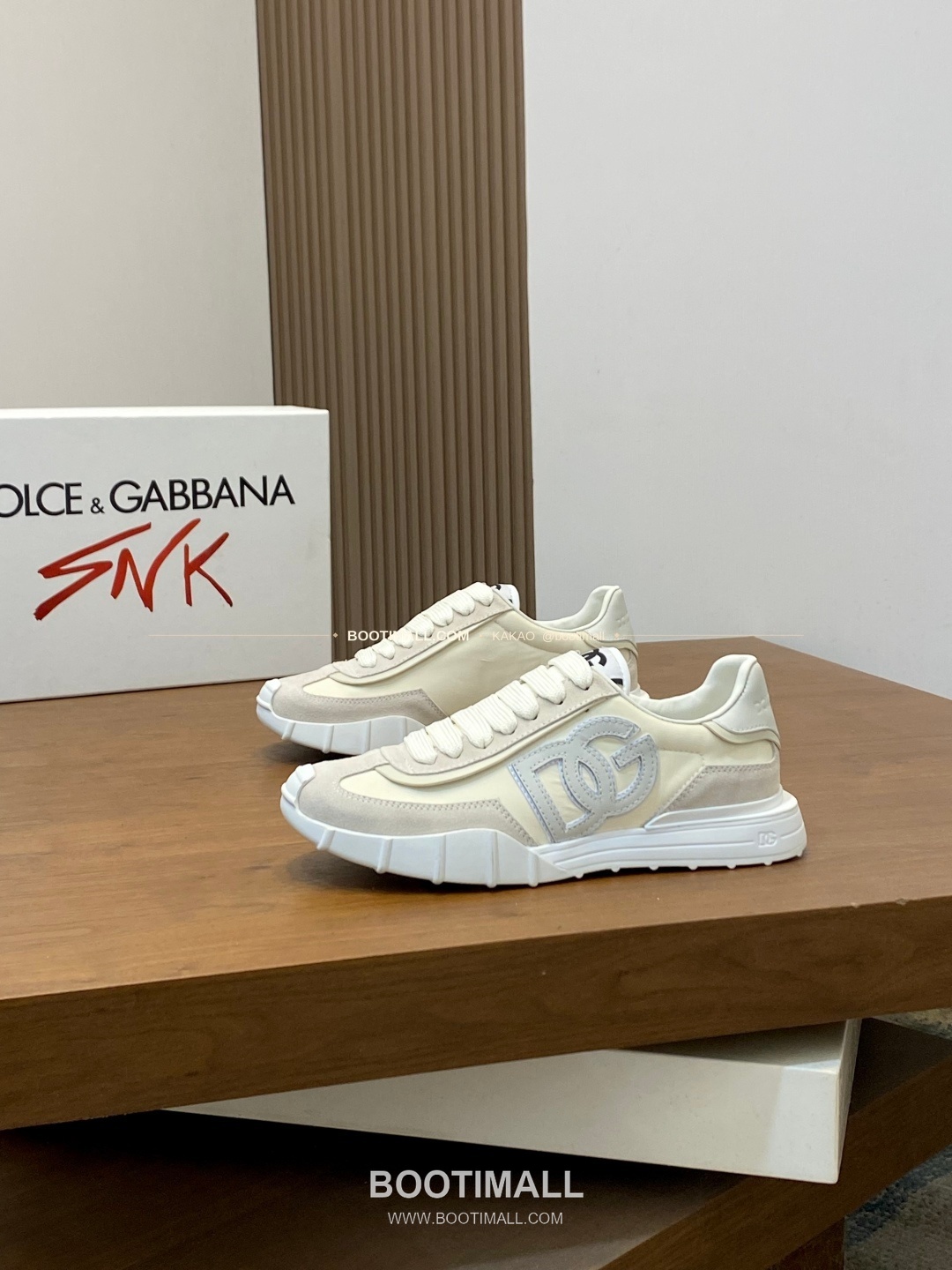 돌체앤가바나 송아지가죽 믹스 로고 레이스업 스니커즈 Dolce & Gabbana Calfskin Mix Logo Lace-Up Sneakers 3