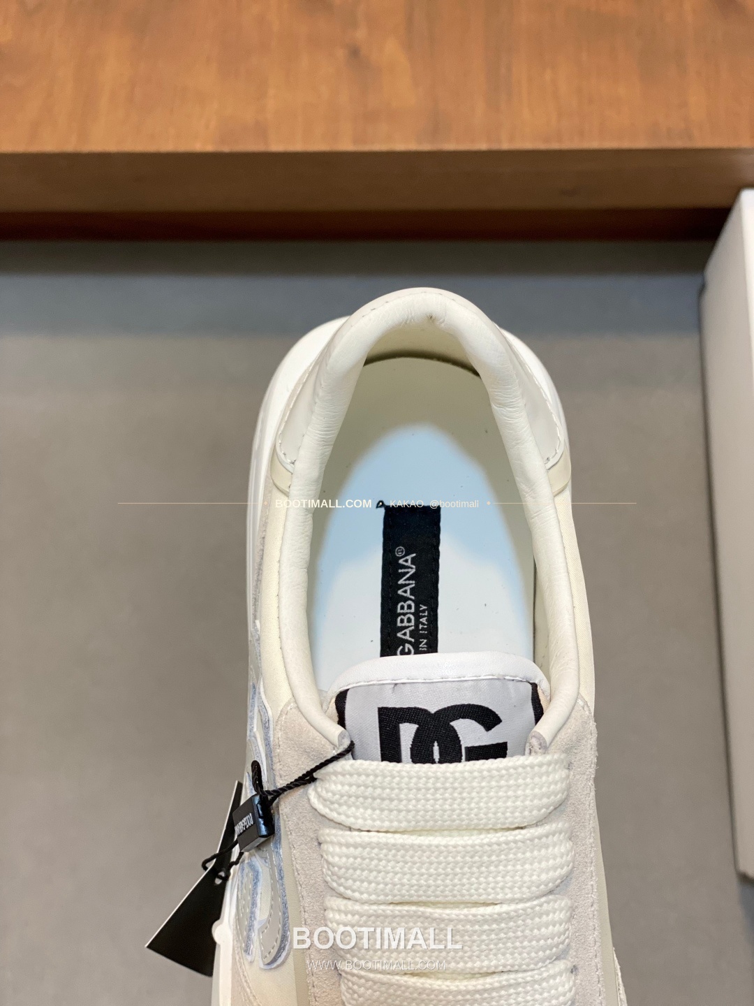 돌체앤가바나 송아지가죽 믹스 로고 레이스업 스니커즈 Dolce & Gabbana Calfskin Mix Logo Lace-Up Sneakers 7