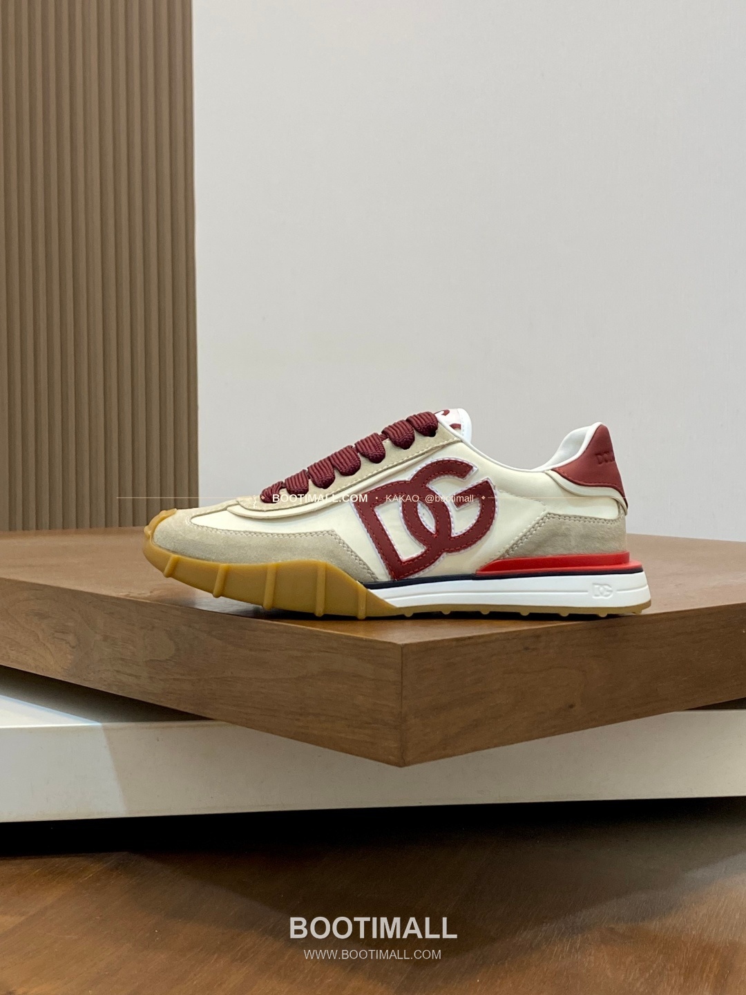 돌체앤가바나 송아지가죽 믹스 로고 레이스업 스니커즈 Dolce & Gabbana Calfskin Mix Logo Lace-Up Sneakers 2