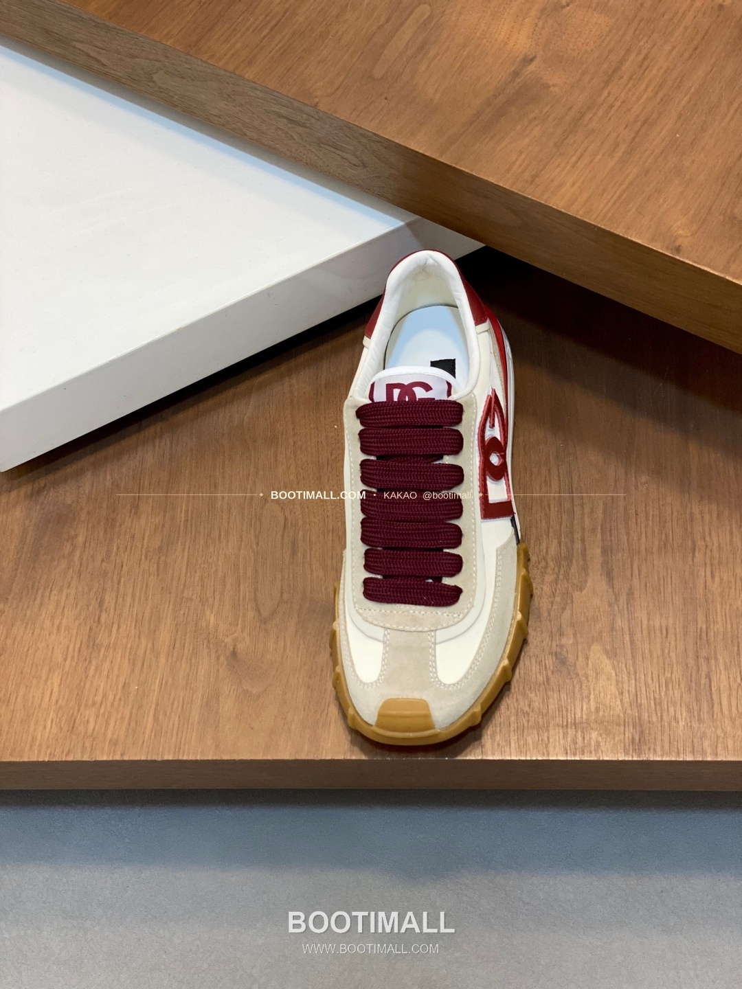 돌체앤가바나 송아지가죽 믹스 로고 레이스업 스니커즈 Dolce & Gabbana Calfskin Mix Logo Lace-Up Sneakers 6