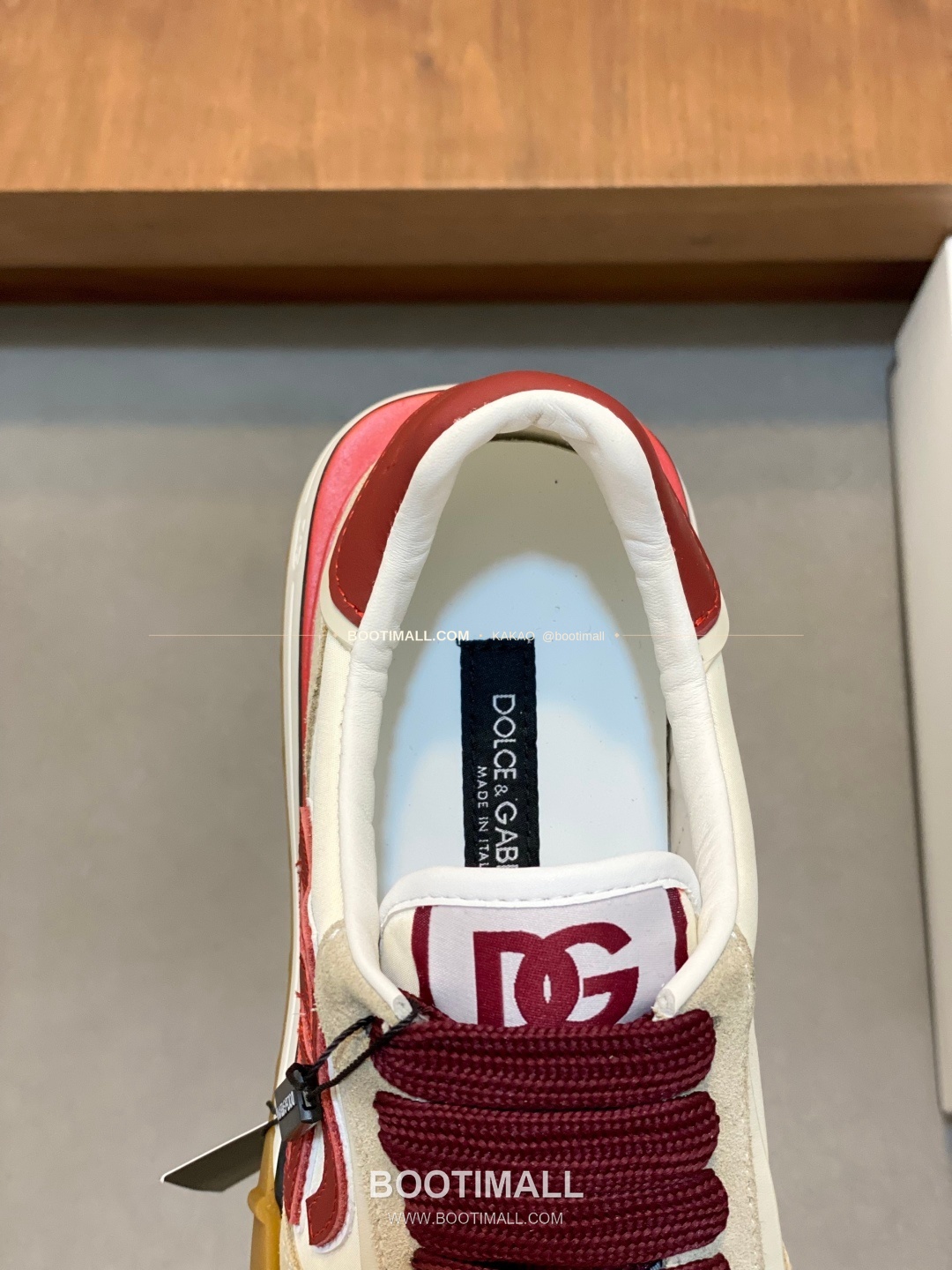 돌체앤가바나 송아지가죽 믹스 로고 레이스업 스니커즈 Dolce & Gabbana Calfskin Mix Logo Lace-Up Sneakers 7