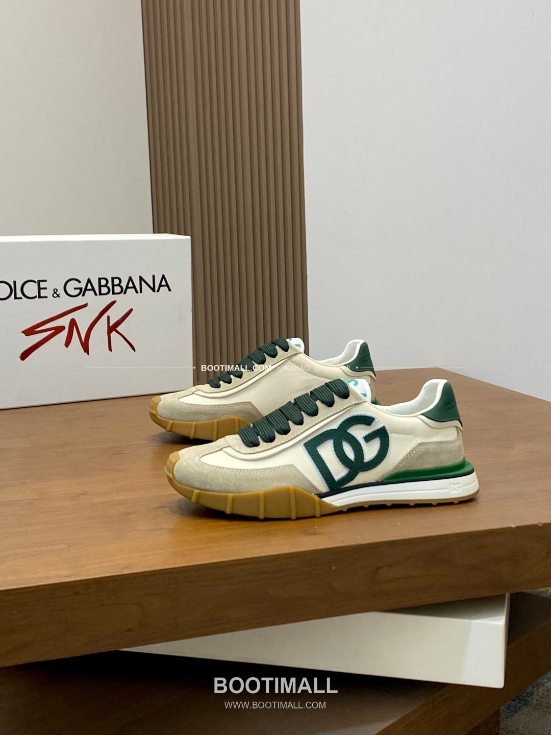 돌체앤가바나 송아지가죽 믹스 로고 레이스업 스니커즈 Dolce & Gabbana Calfskin Mix Logo Lace-Up Sneakers 3