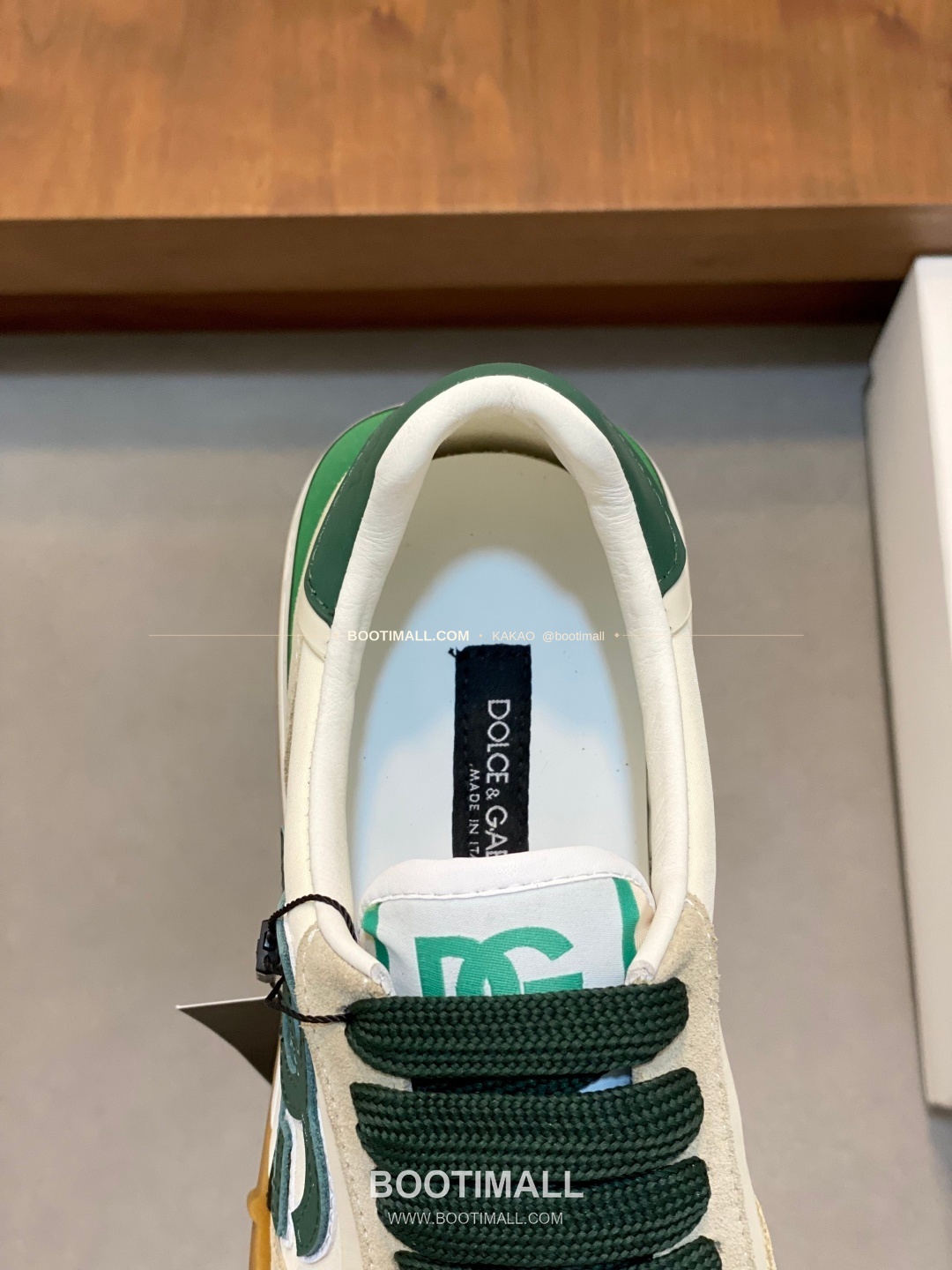 돌체앤가바나 송아지가죽 믹스 로고 레이스업 스니커즈 Dolce & Gabbana Calfskin Mix Logo Lace-Up Sneakers 7