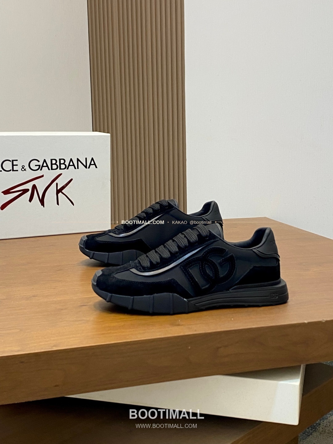 돌체앤가바나 송아지가죽 믹스 로고 레이스업 스니커즈 Dolce & Gabbana Calfskin Mix Logo Lace-Up Sneakers 3